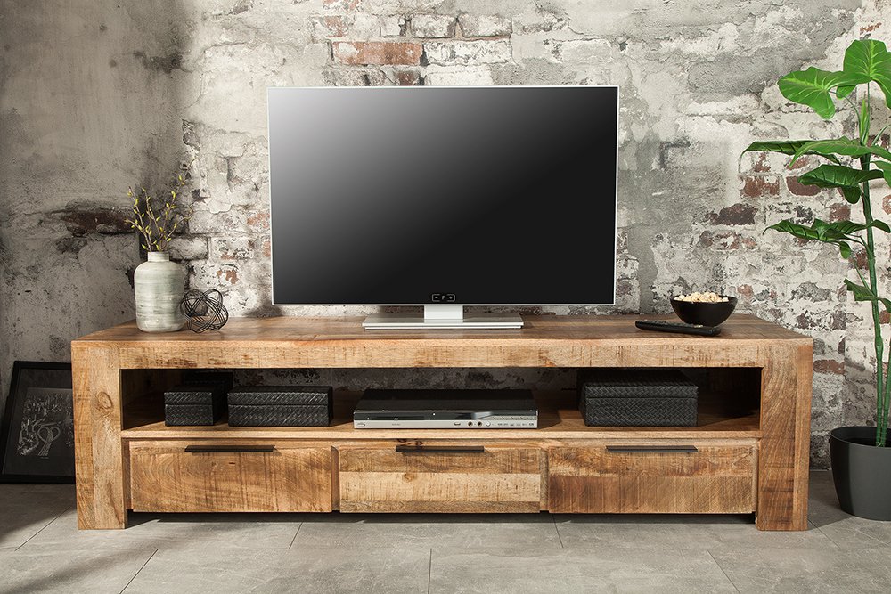 modern mango houten tv | meubeldeals.nl