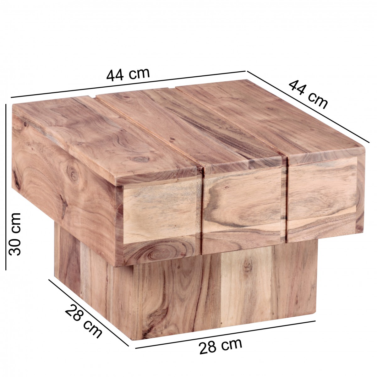 kleine salontafel acacia hout