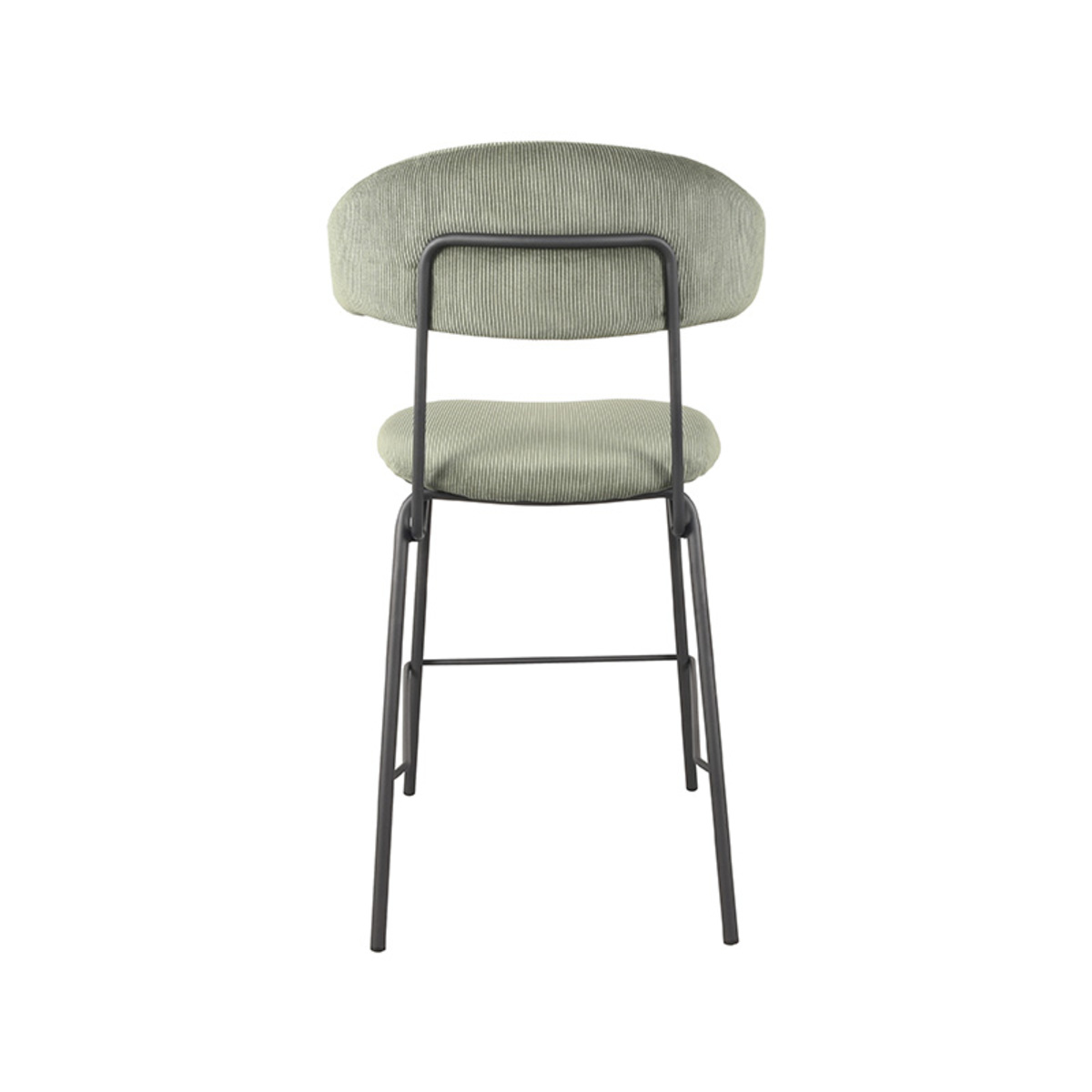  Eetkamerstoel Zack - Army green - Ribcord afbeelding 4