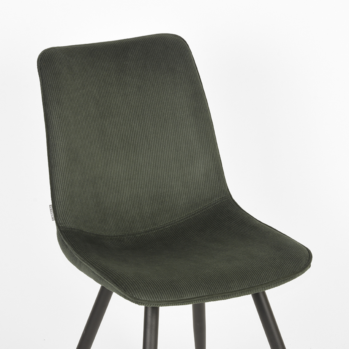  Eetkamerstoel Jort - Army green - Ribcord afbeelding 5