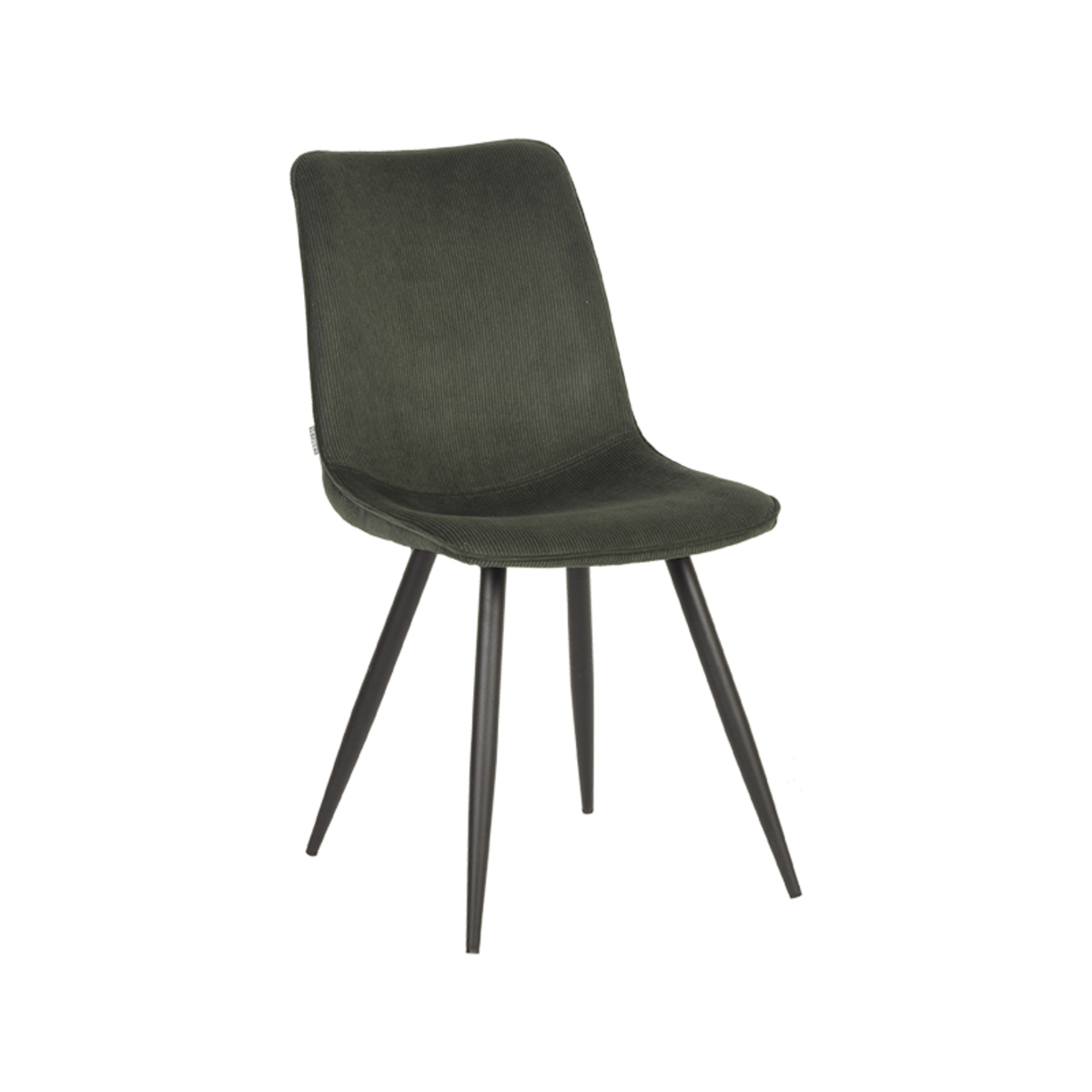  Eetkamerstoel Jort - Army green - Ribcord afbeelding 1