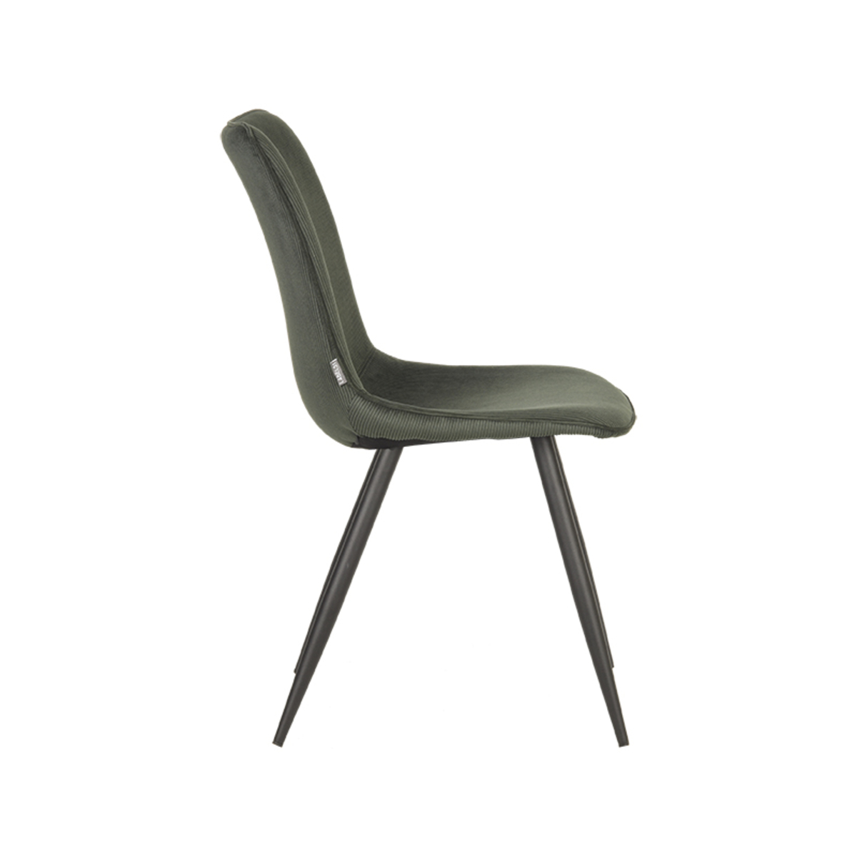  Eetkamerstoel Jort - Army green - Ribcord afbeelding 3