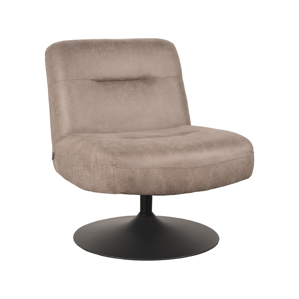  Fauteuil Eli - Taupe - Micro Suede afbeelding 2
