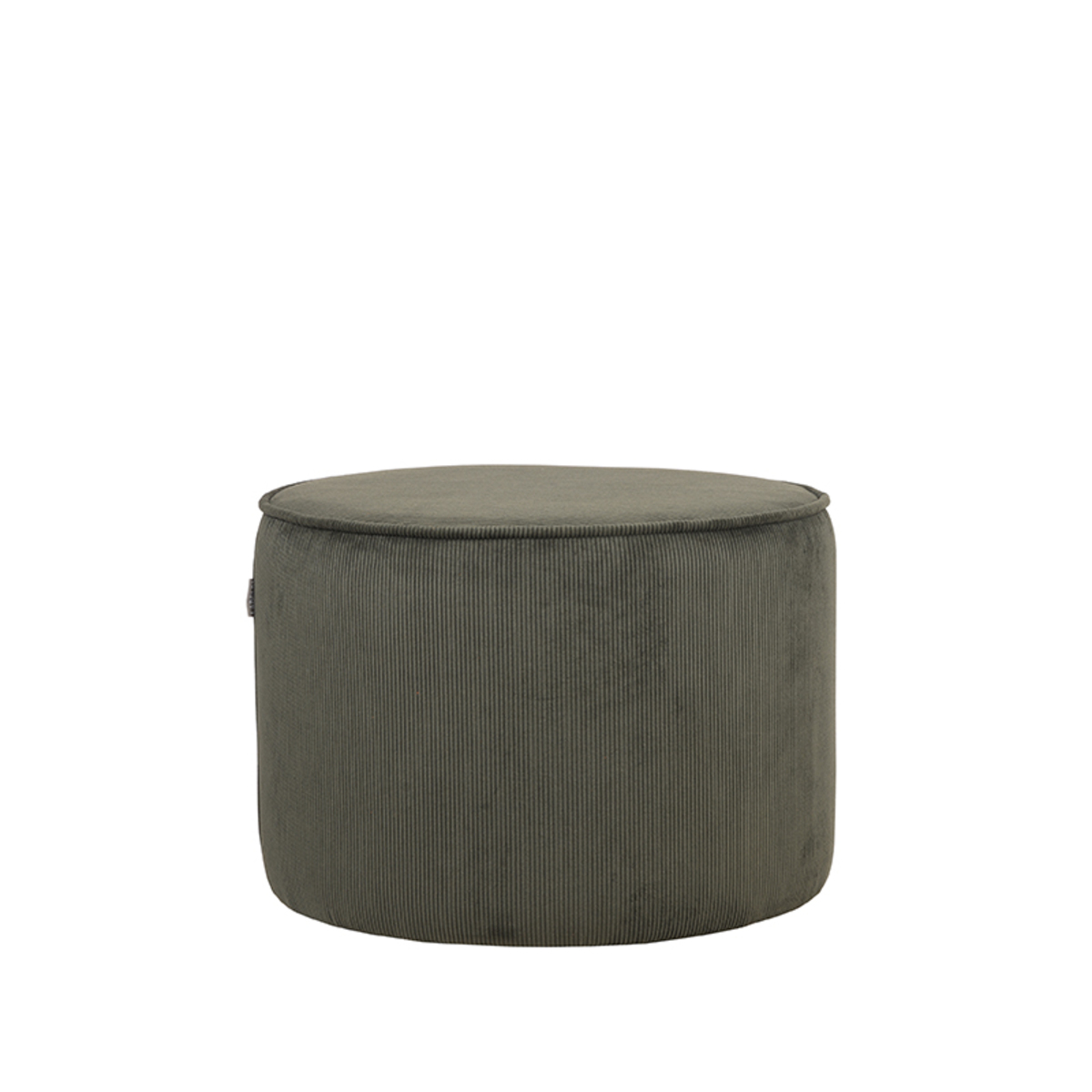  Poef Tibo - Army green - Ribcord afbeelding 1