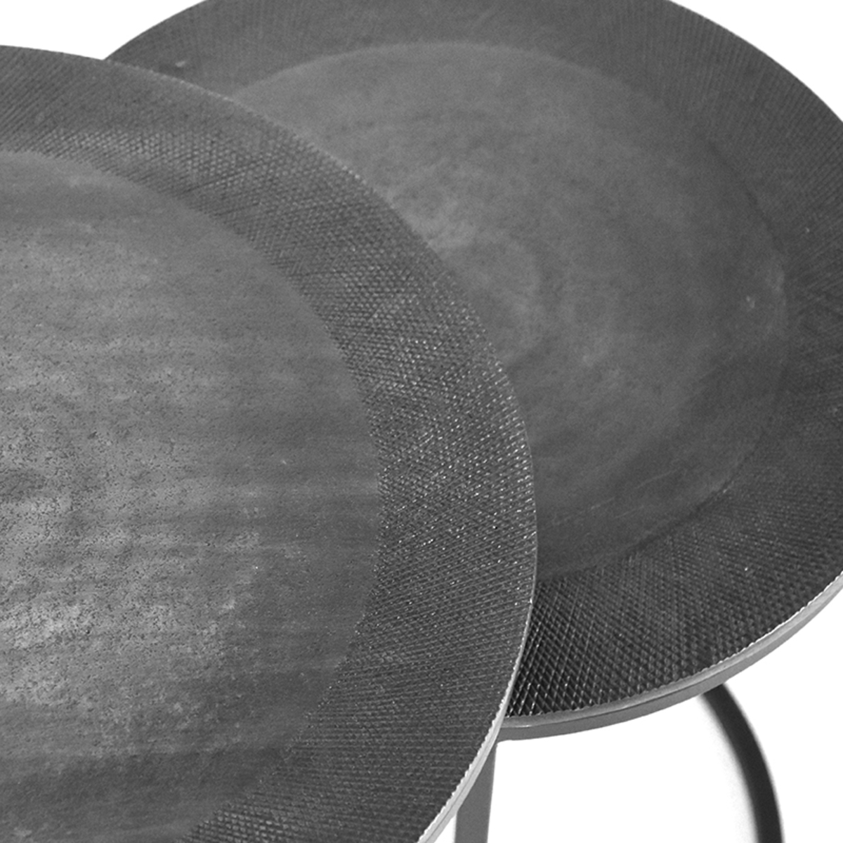 Salontafel Set Pair - Antiek ash - Metaal - 40 cm afbeelding 3