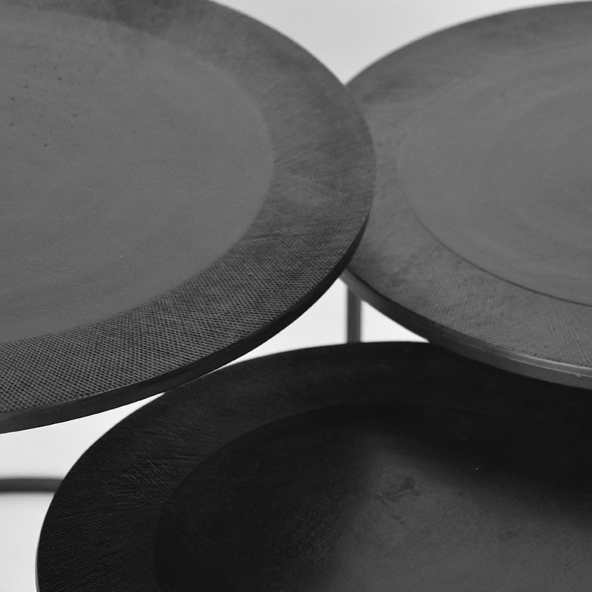  Salontafel Set Tres - Zwart - Metaal afbeelding 4