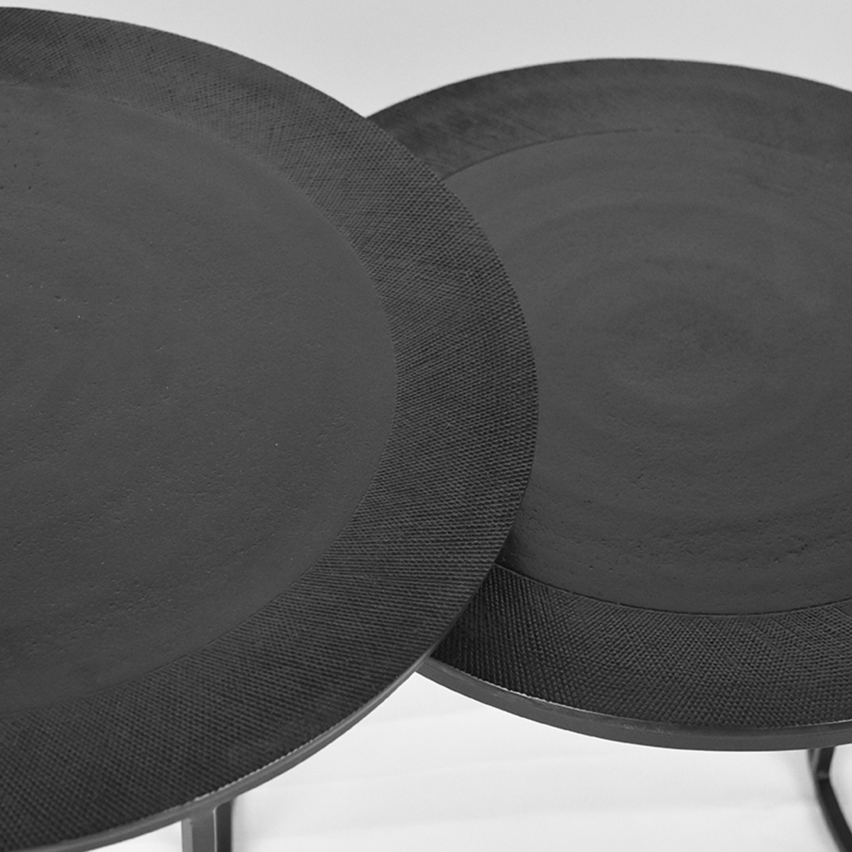  Salontafel Set Tres - Zwart - Metaal afbeelding 5