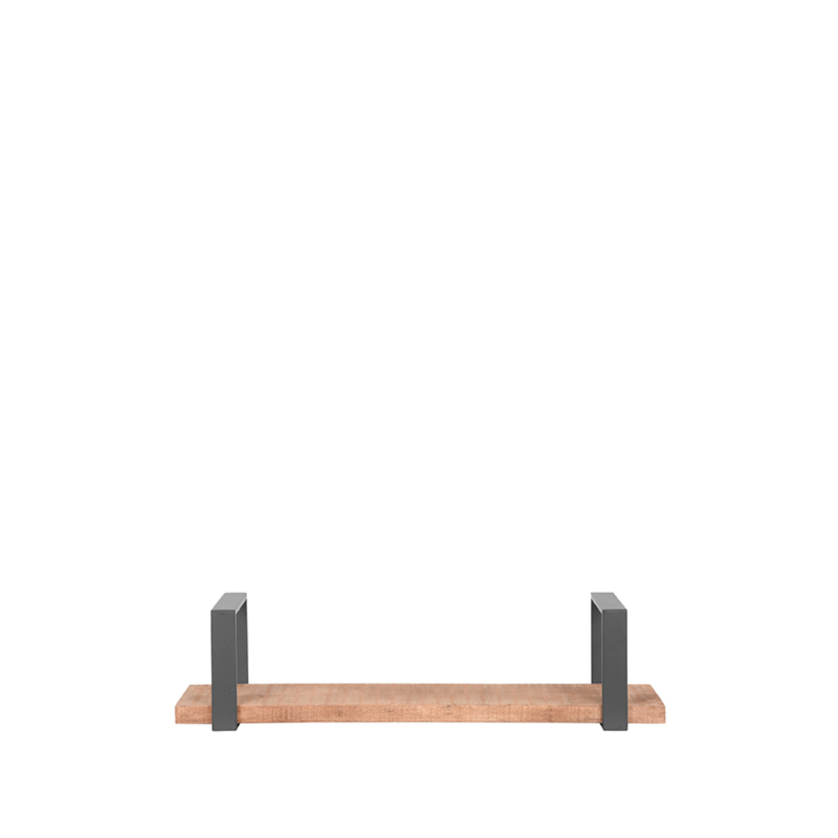  Wanddecoratie Slam Wandplank - Burned Steel - Mangohout - L afbeelding 2