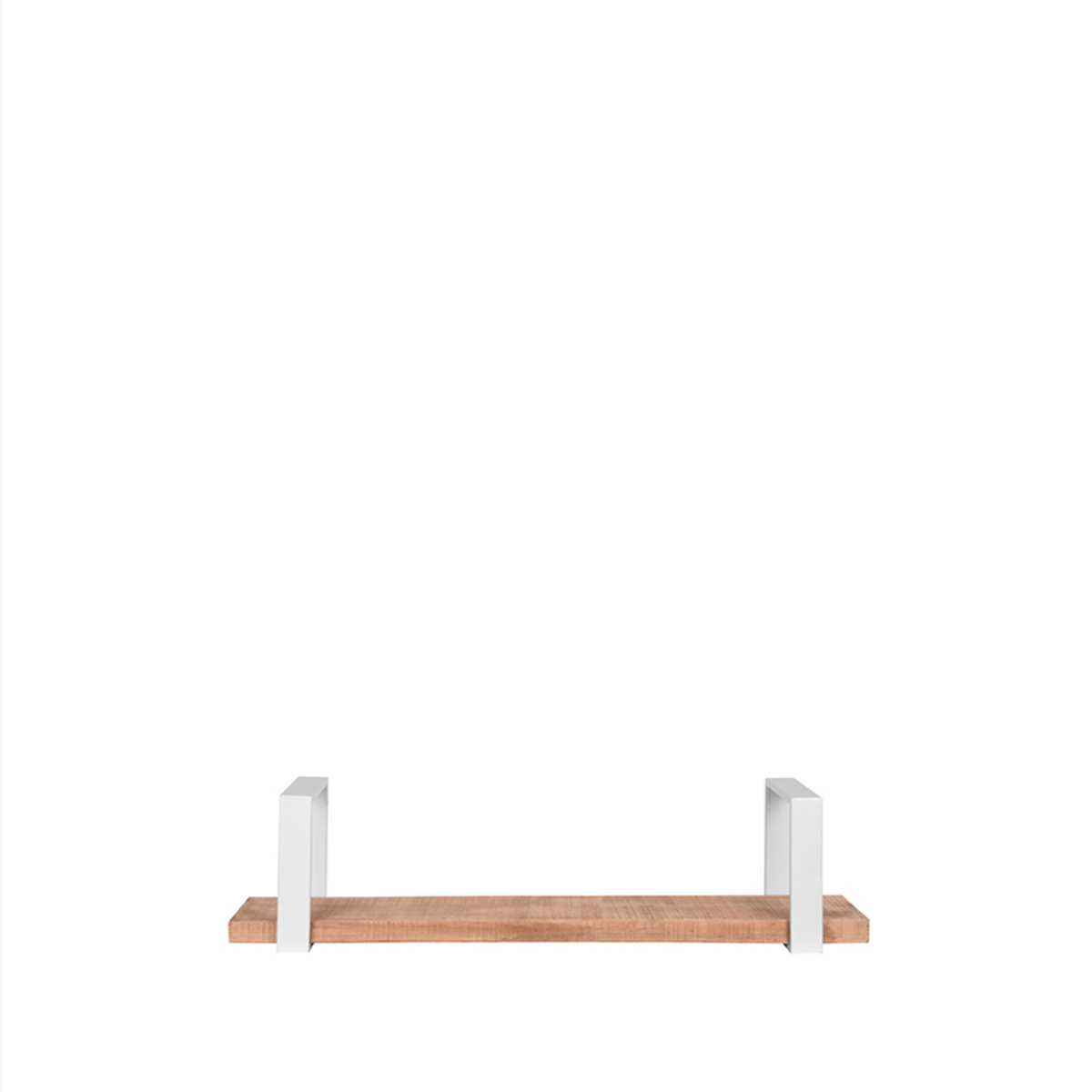  Wanddecoratie Slam Wandplank - Wit - Mangohout - L afbeelding 2