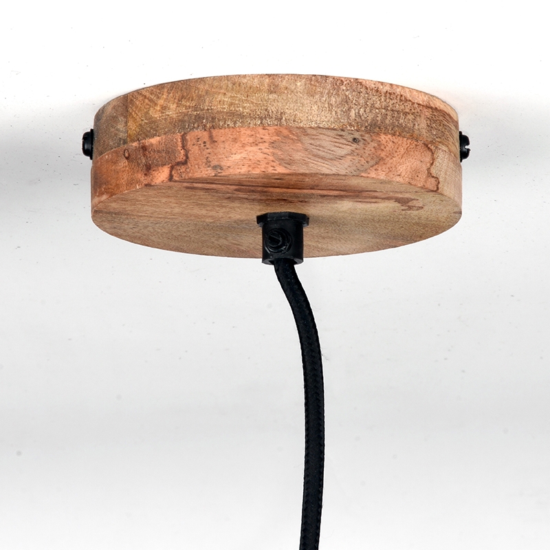  Hanglamp Finn - Hout - Hout afbeelding 4