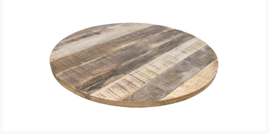 Postcode kloon Poging rond mangohouten tafelblad 140 cm | meubeldeals.nl