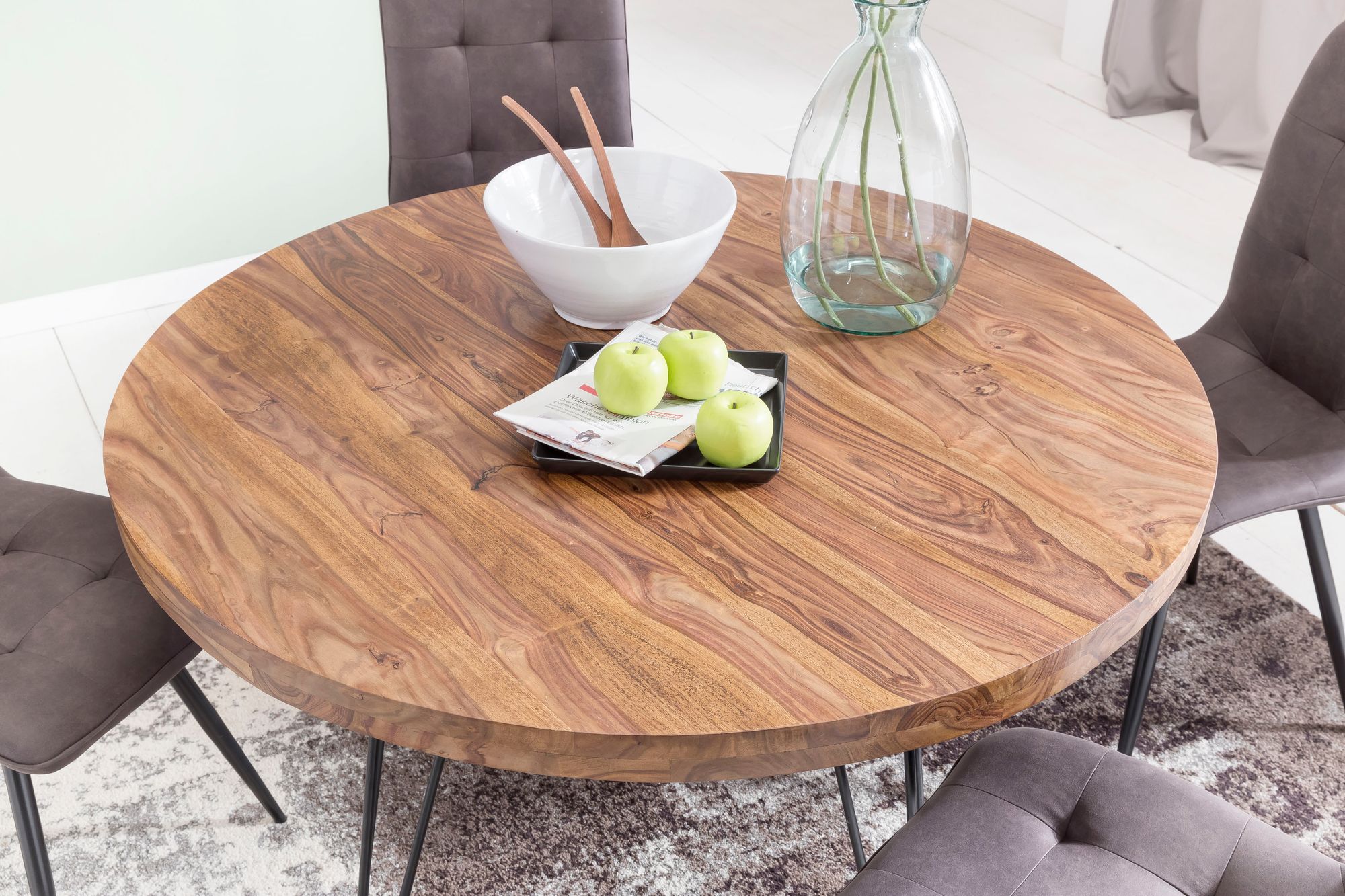 rundvlees verkouden worden profiel ronde houten keuken tafel kopen | meubeldeals.nl