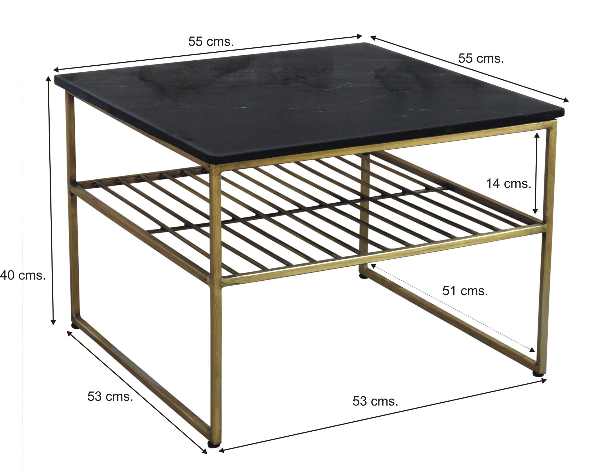 Dian Marble Black Gold 55cm afbeelding 1