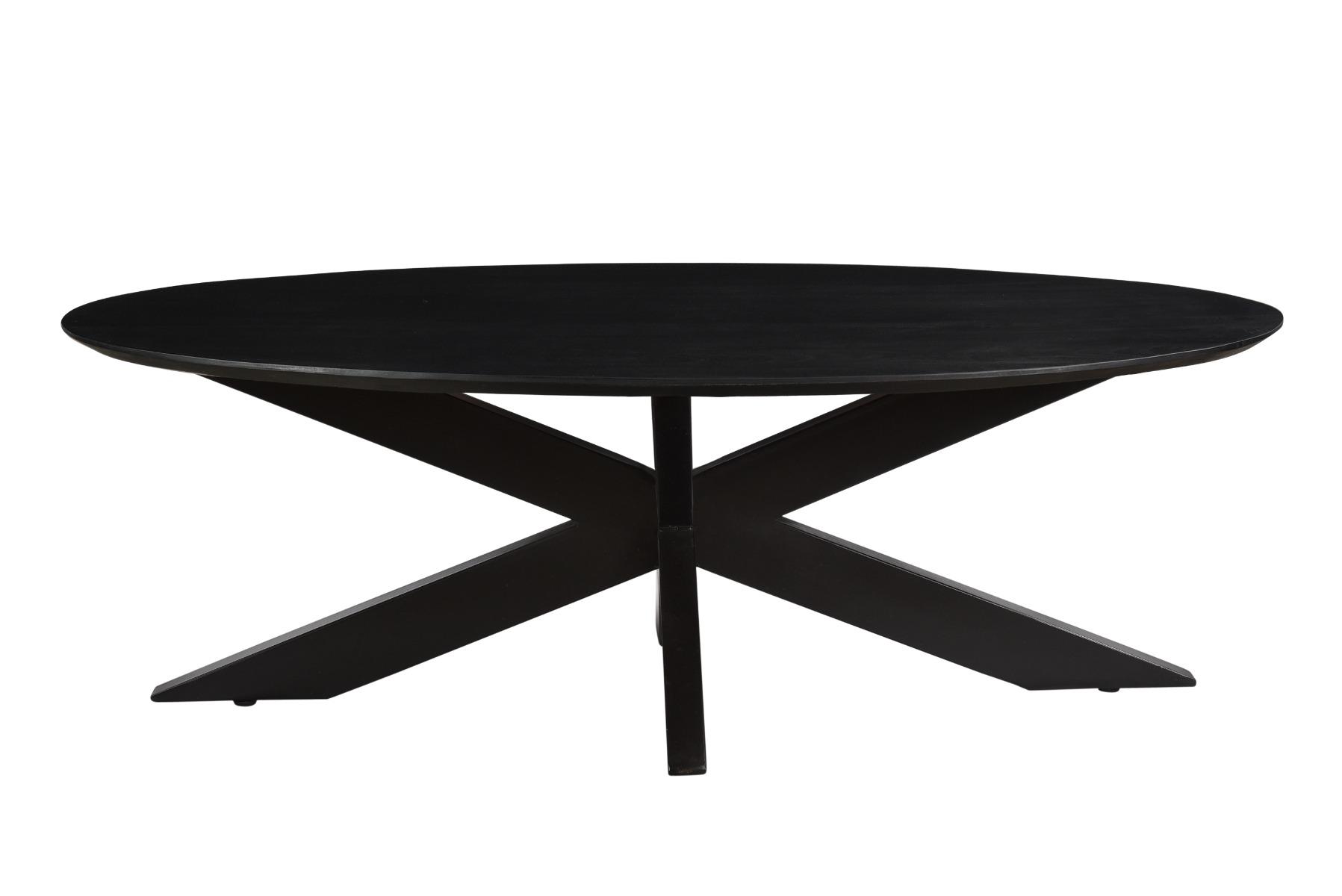 Oslo Oval Black130 cm afbeelding 1