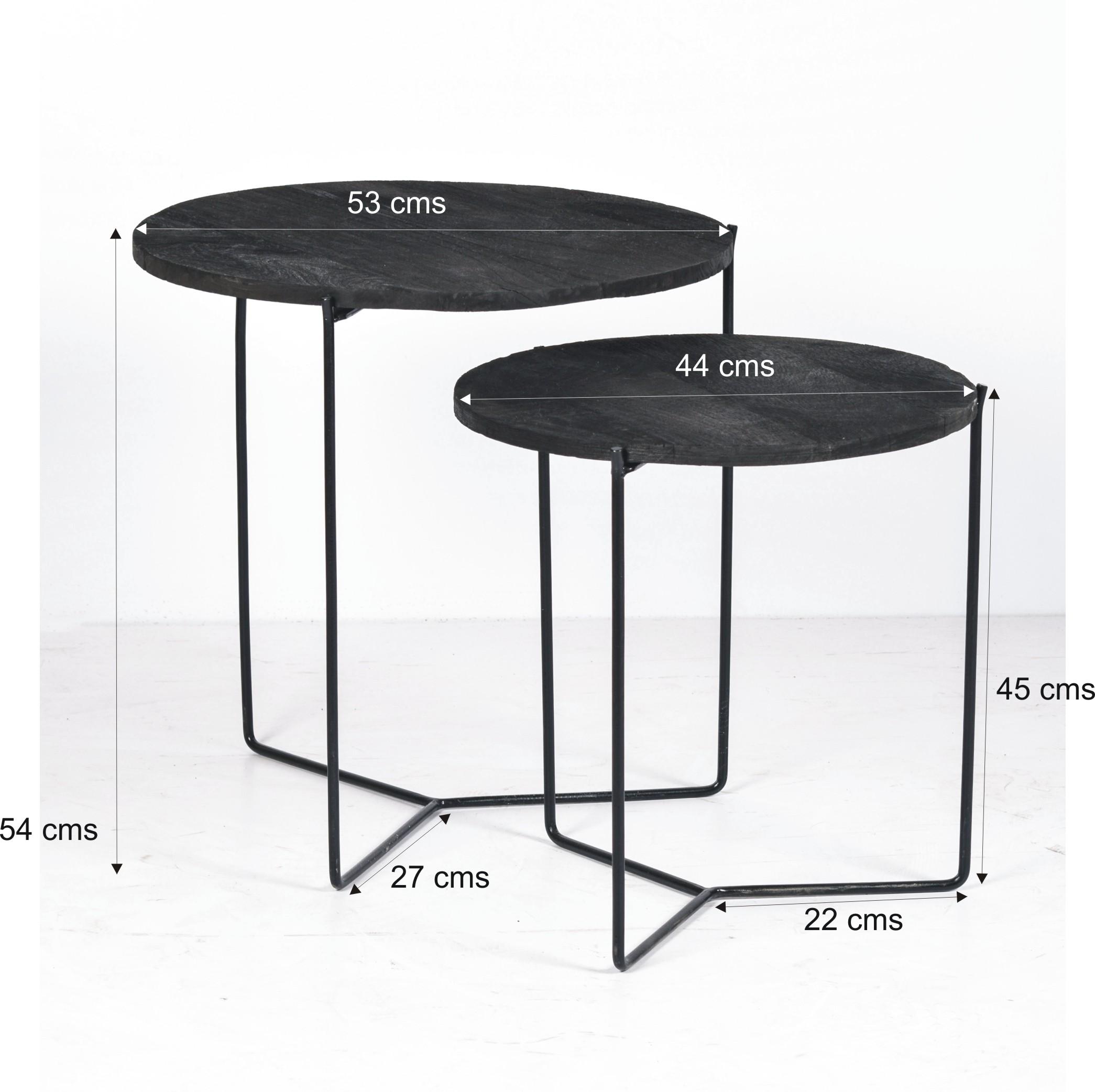 Mason Black/Black Set of 2 afbeelding 2 Mason Black/Black Set of 2 afbeelding 2