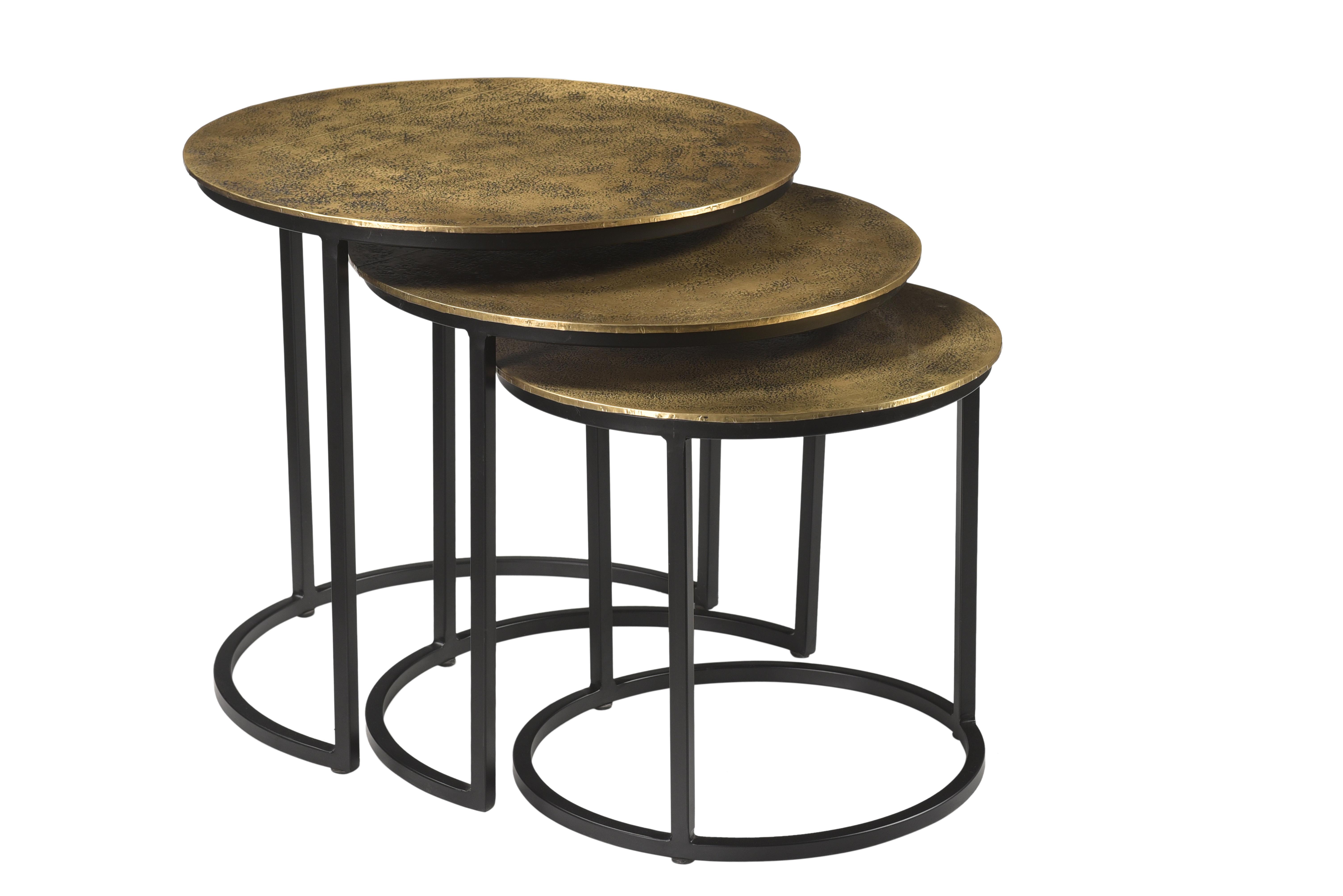 Cast Iron Joanna Gold set of 3 afbeelding 1 Cast Iron Joanna Gold set of 3 afbeelding 1