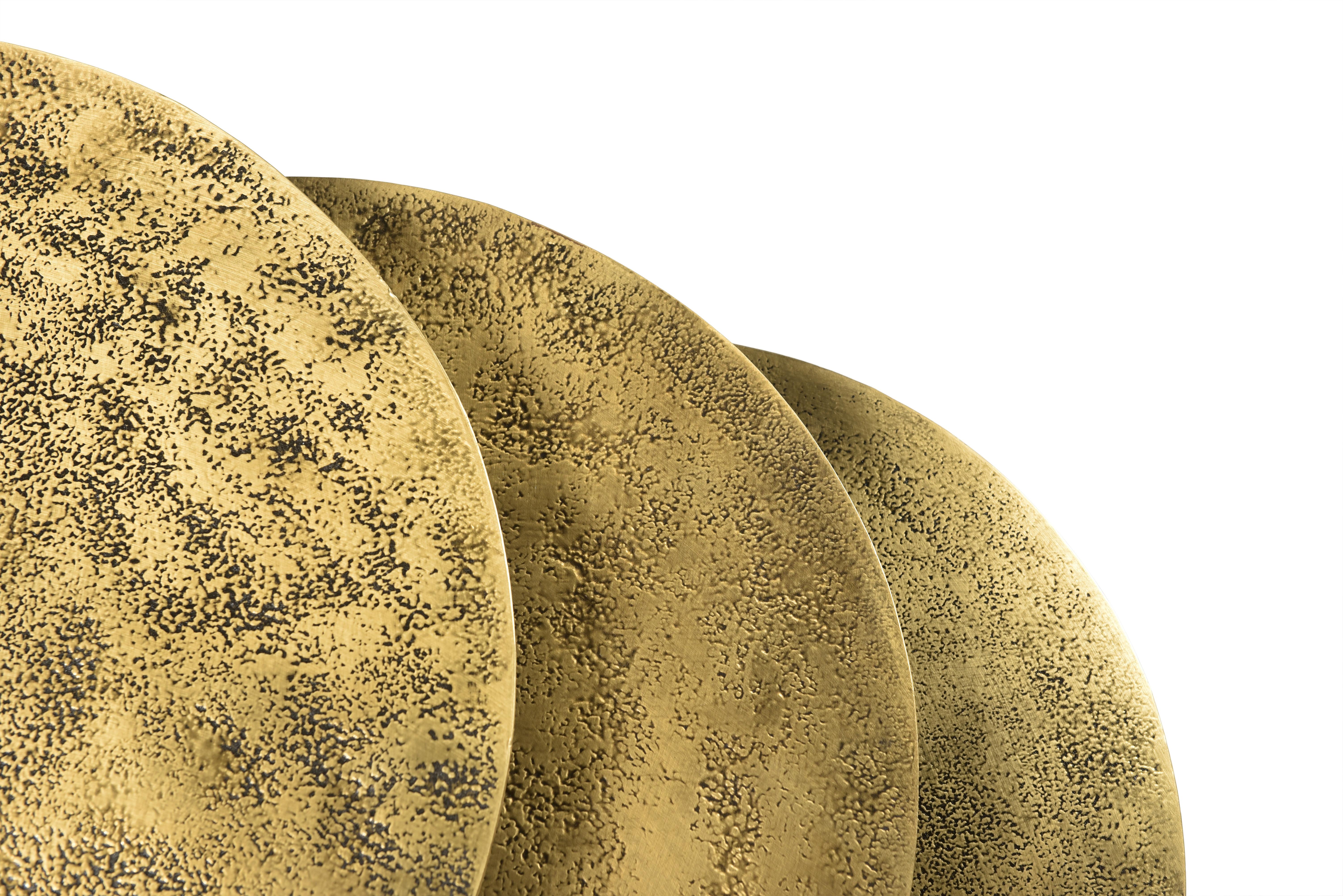 Cast Iron Joanna Gold set of 3 afbeelding 2 Cast Iron Joanna Gold set of 3 afbeelding 2