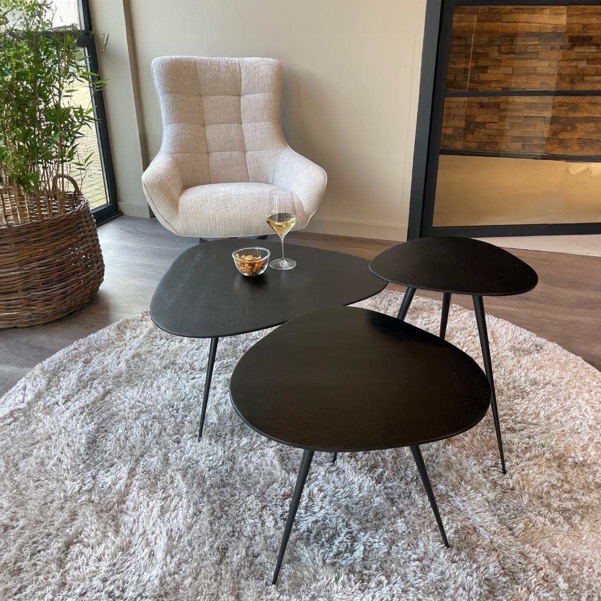 Brix Loua Black set of 3 afbeelding 2