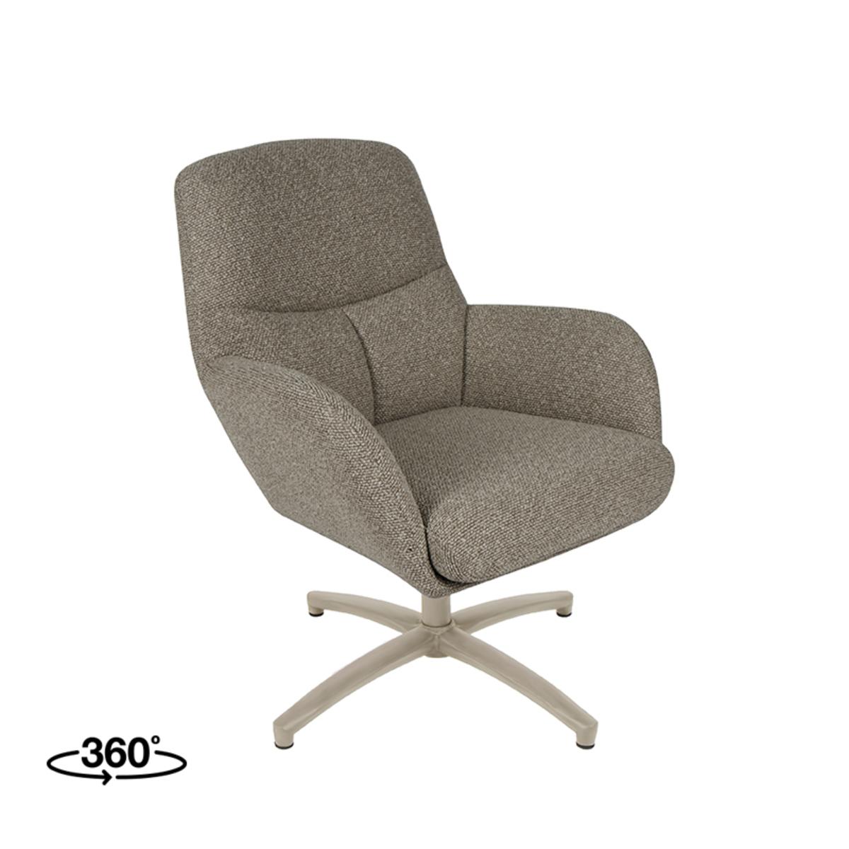  Fauteuil Chill Zone - Truffel grijs - Boucle afbeelding 1