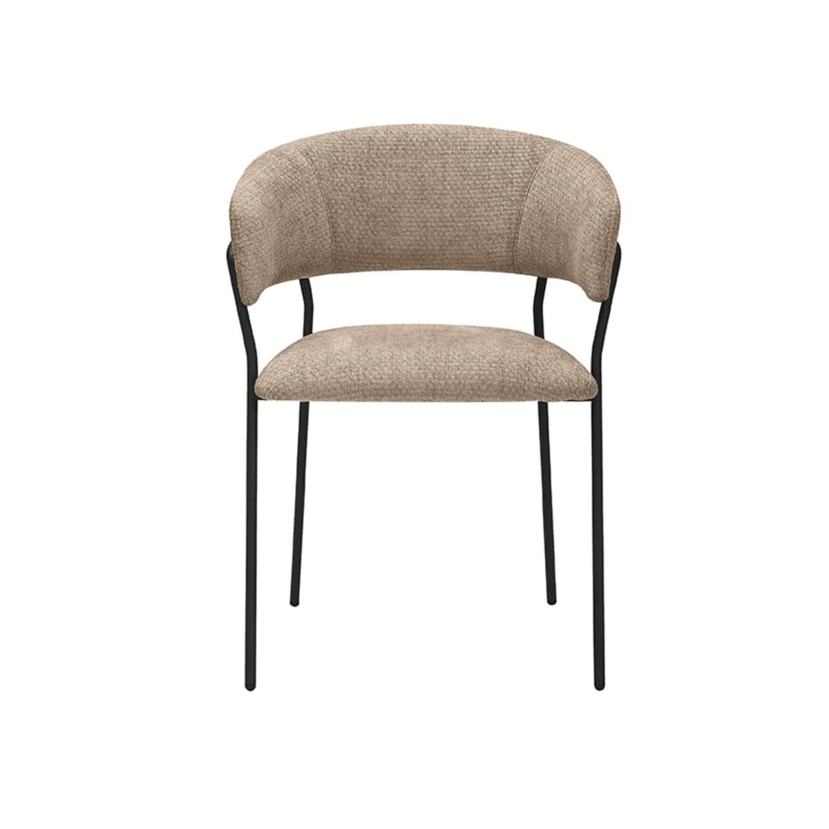 Eetkamerstoel Luuk - Clay - Elite - Black Frame afbeelding 2  Eetkamerstoel Luuk - Clay - Elite - Black Frame afbeelding 2