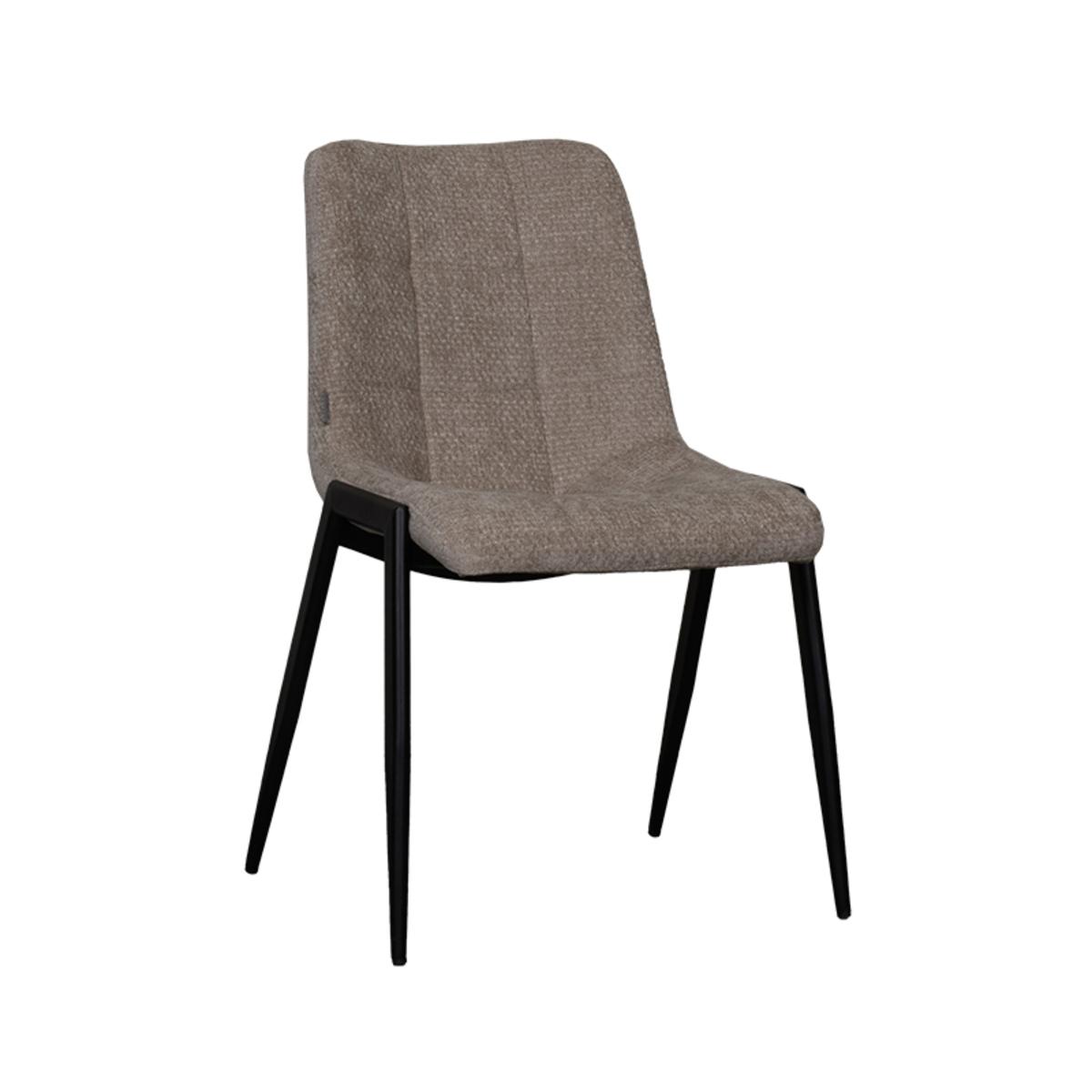 Eetkamerstoel Noor - Clay - Elite - Black Frame afbeelding 1  Eetkamerstoel Noor - Clay - Elite - Black Frame afbeelding 1