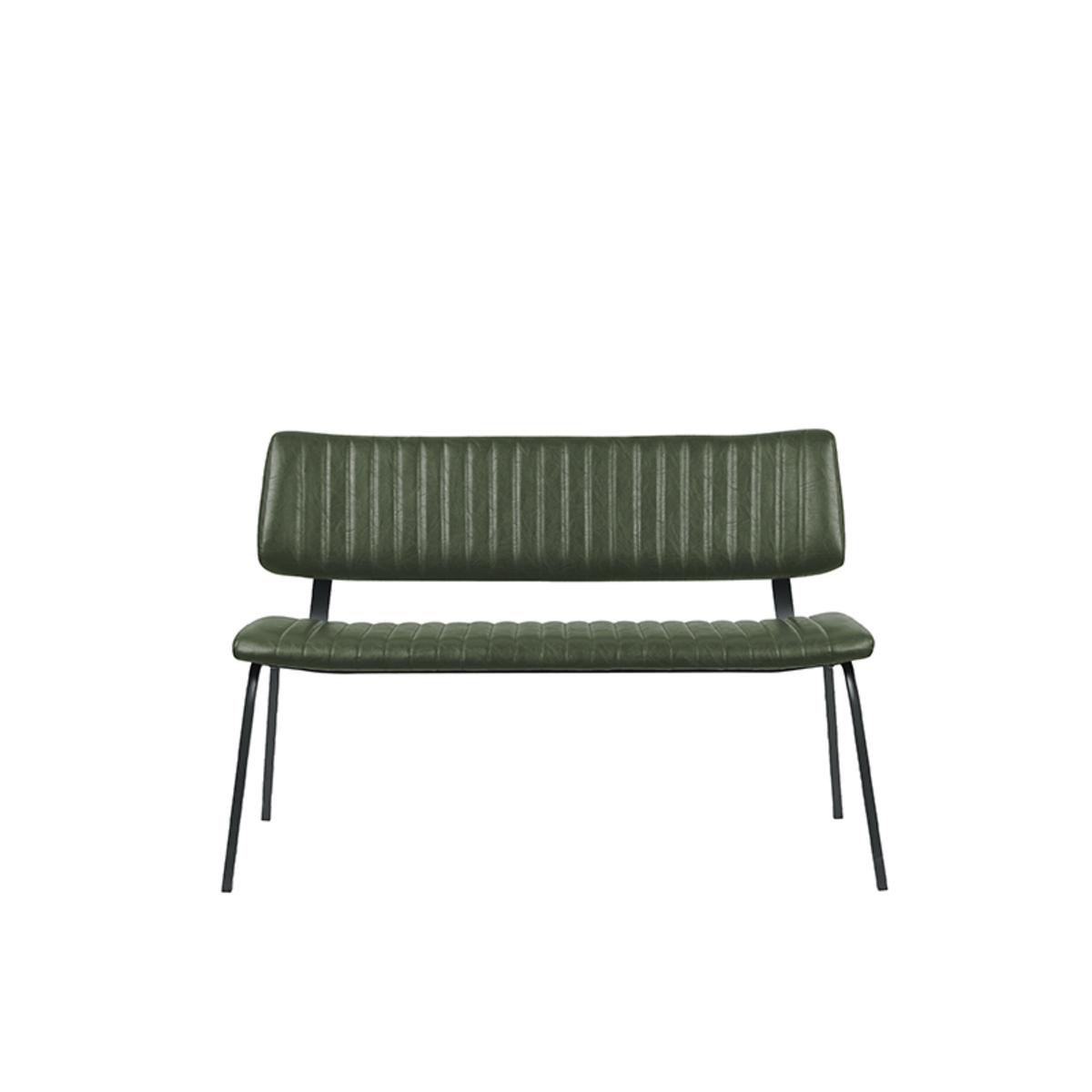  Eetkamerbank Gusto - Hunter - PU-Leder - 120 cm afbeelding 2