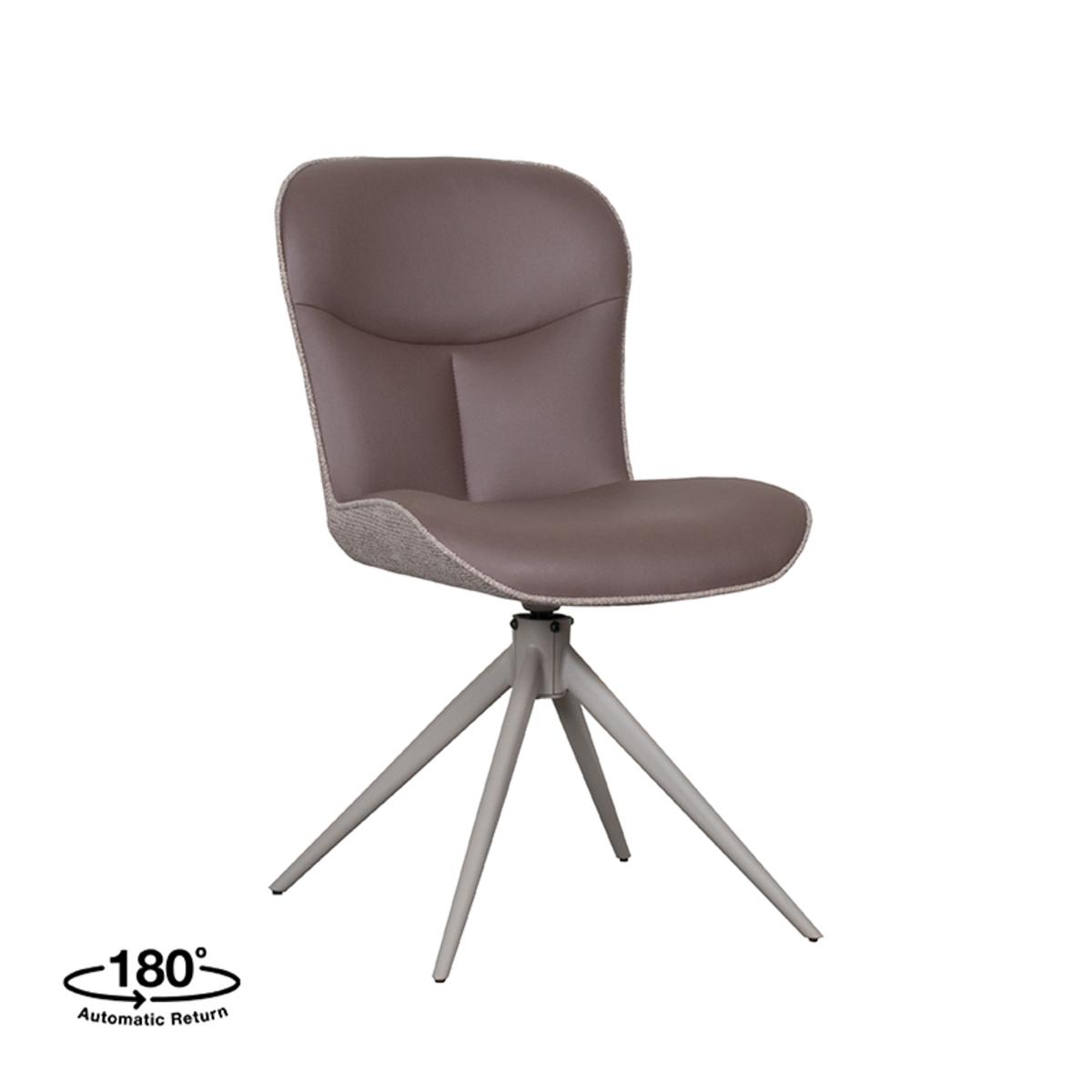 Eetkamerstoel Thorben - Bruin - Microfiber afbeelding 1  Eetkamerstoel Thorben - Bruin - Microfiber afbeelding 1