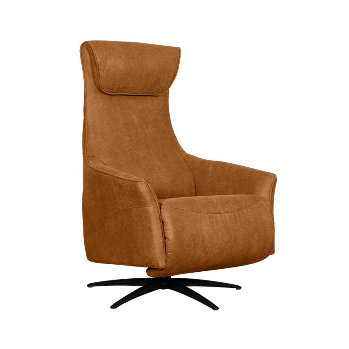  Fauteuil Lund - Cognac - Micro Suede - One Size afbeelding 2