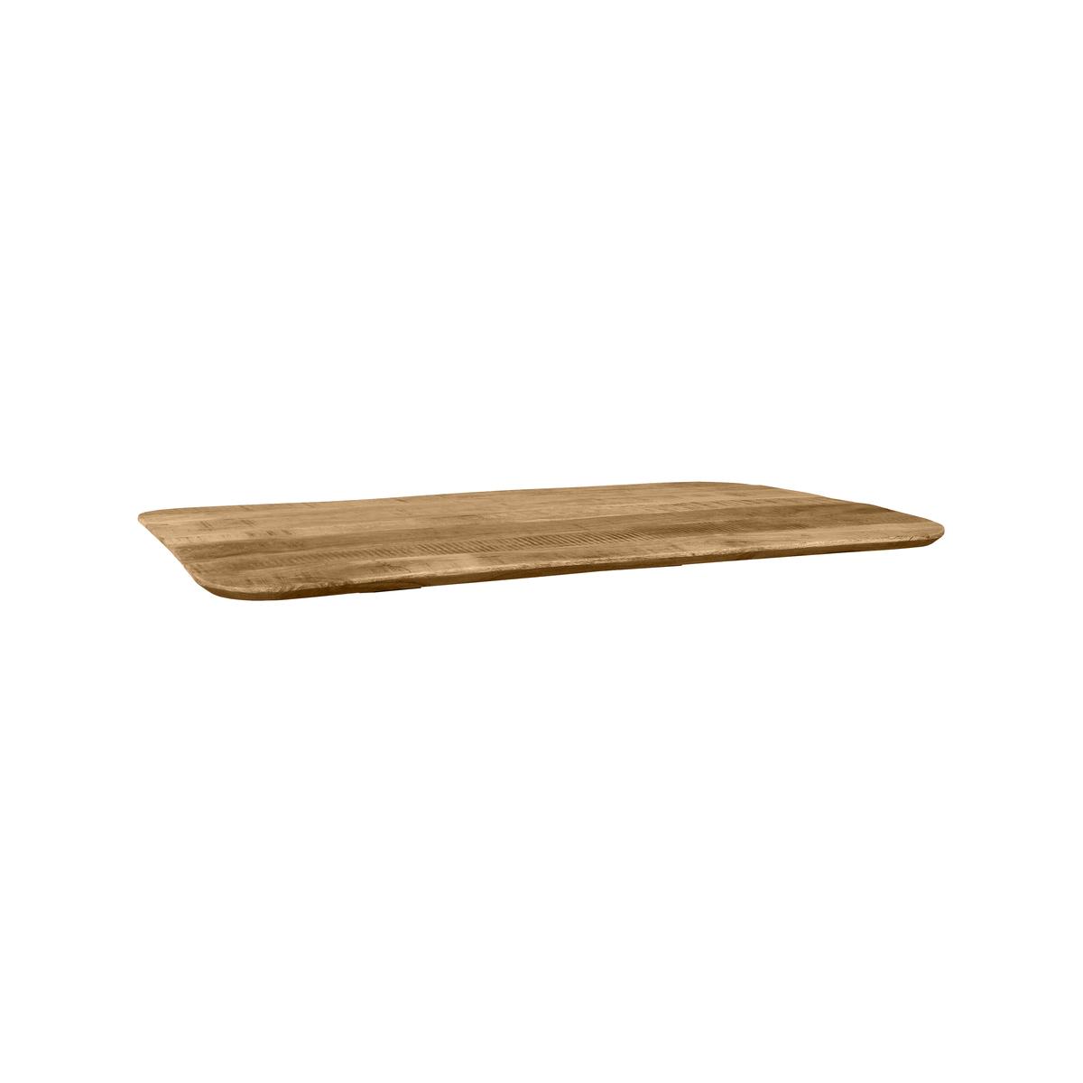  Eetkamertafel Tafelblad Sloppy Edge - Naturel - Mangohout - 120 cm Sloppy afbeelding 1