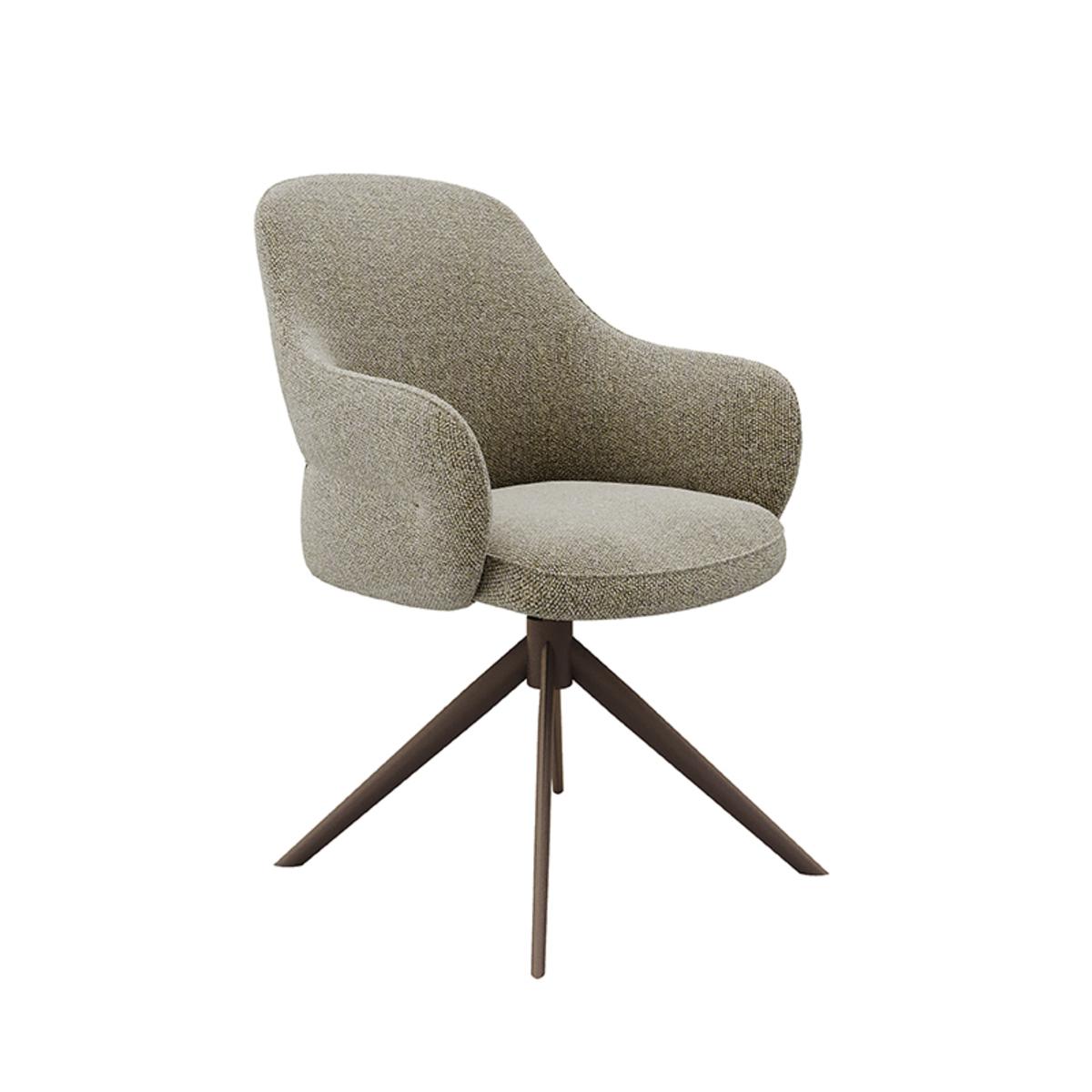 Eetkamerstoel Bern - Truffel grijs - Boucle afbeelding 2  Eetkamerstoel Bern - Truffel grijs - Boucle afbeelding 2