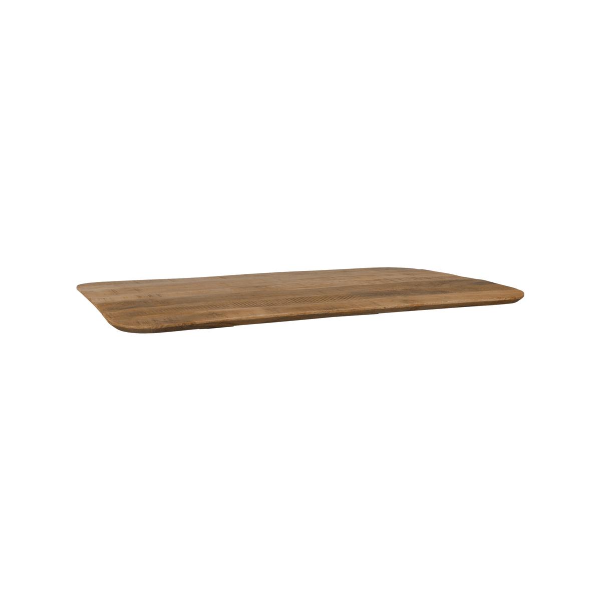  Eetkamertafel Tafelblad Sloppy Edge - Nature - Mangohout - 120 cm Sloppy afbeelding 1