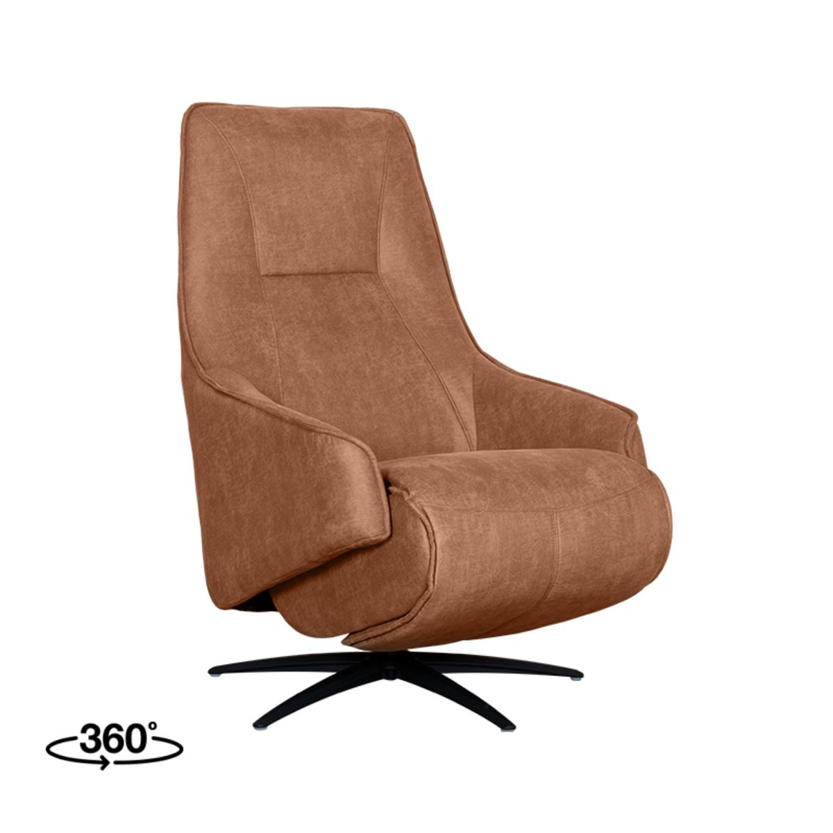  Fauteuil Odense - Cognac - Micro Suede afbeelding 1