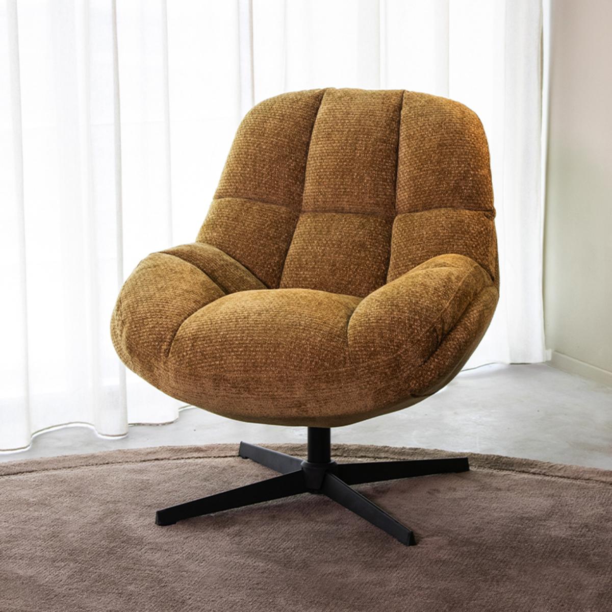  Fauteuil Huxley - Mustard - Elite afbeelding 1