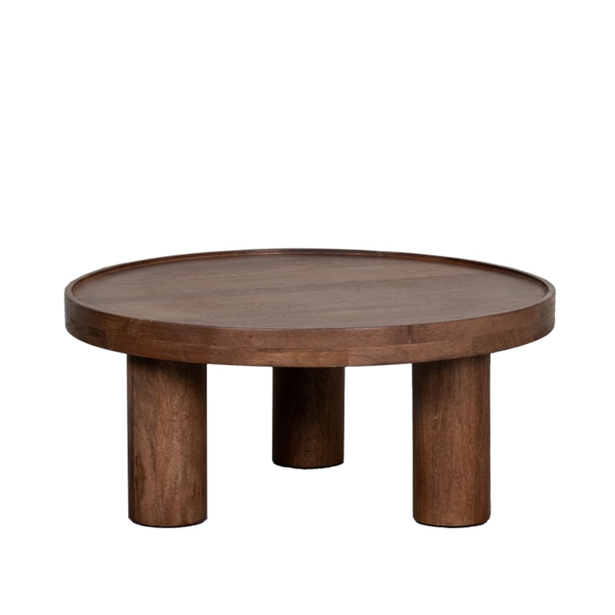  Salontafel Elly - Nature - Mangohout - 70 cm afbeelding 2