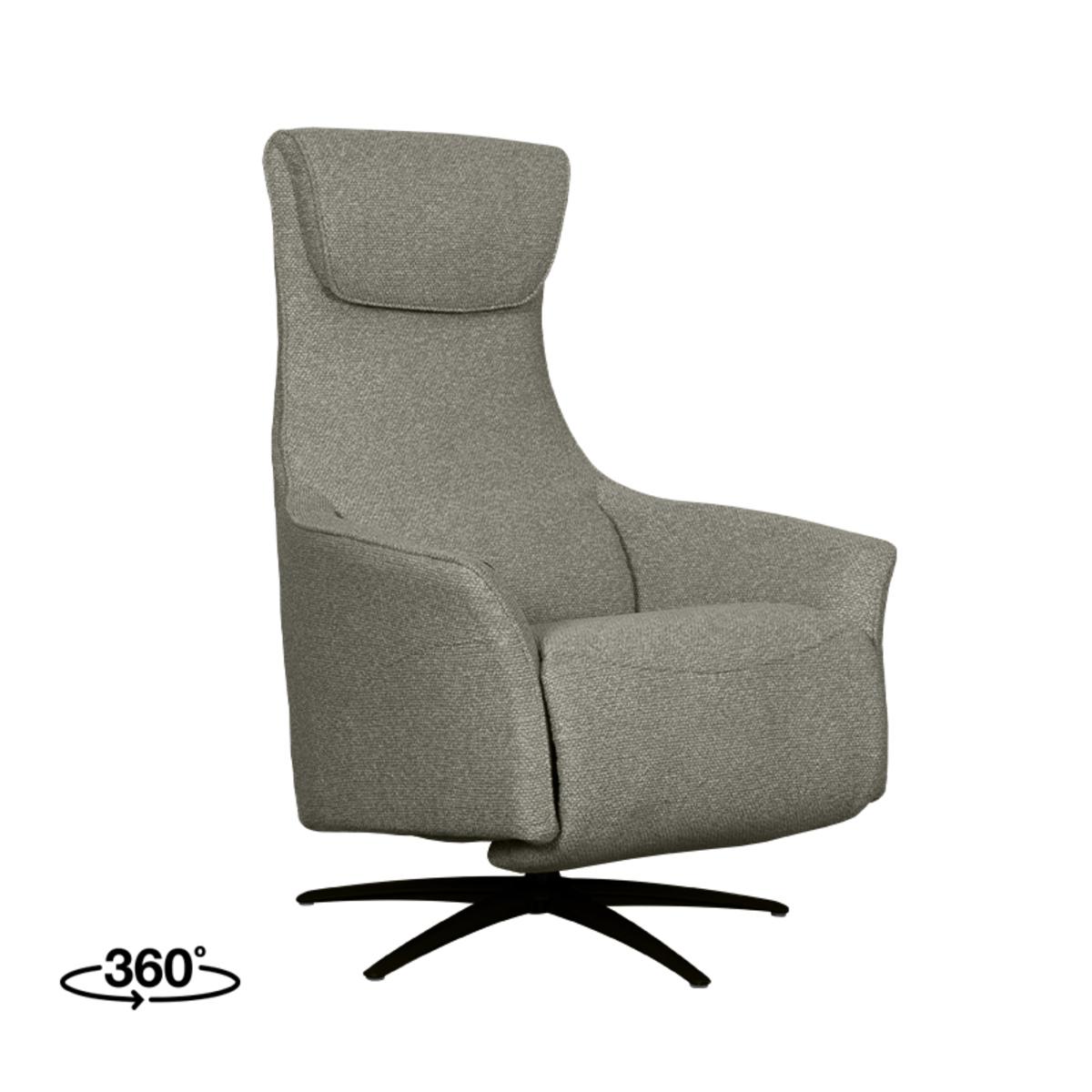  Fauteuil Lund - Truffel grijs - Boucle - One Size afbeelding 1