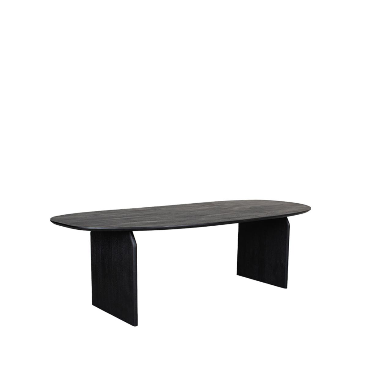  Eetkamertafel Cooper - Zwart - Mangohout - 250x110 cm afbeelding 2