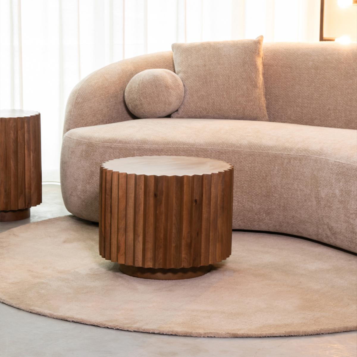  Salontafel Novan - Nature - Mangohout afbeelding 1