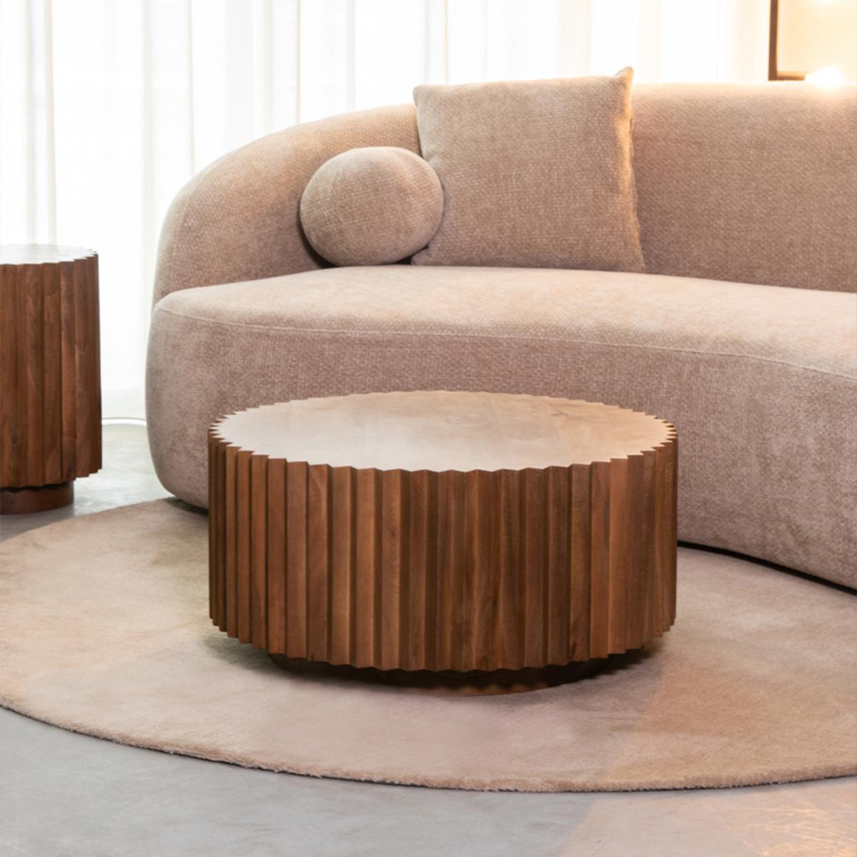  Salontafel Novan - Nature - Mangohout afbeelding 1