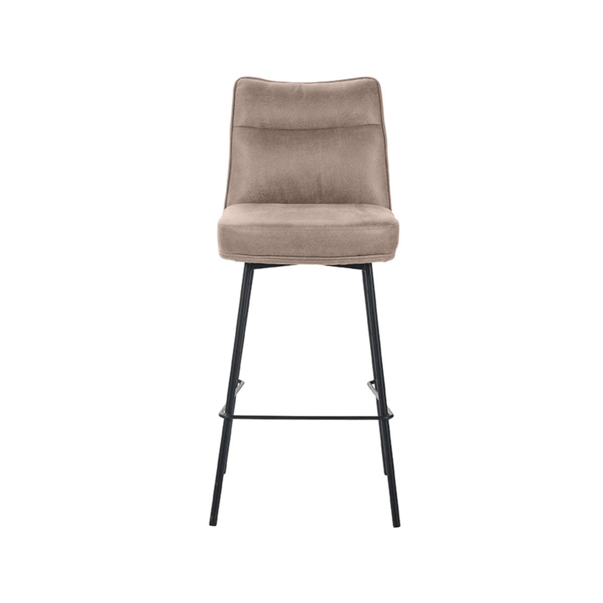 Eetkamerstoel Lennon - Taupe - Micro Suede afbeelding 2  Eetkamerstoel Lennon - Taupe - Micro Suede afbeelding 2