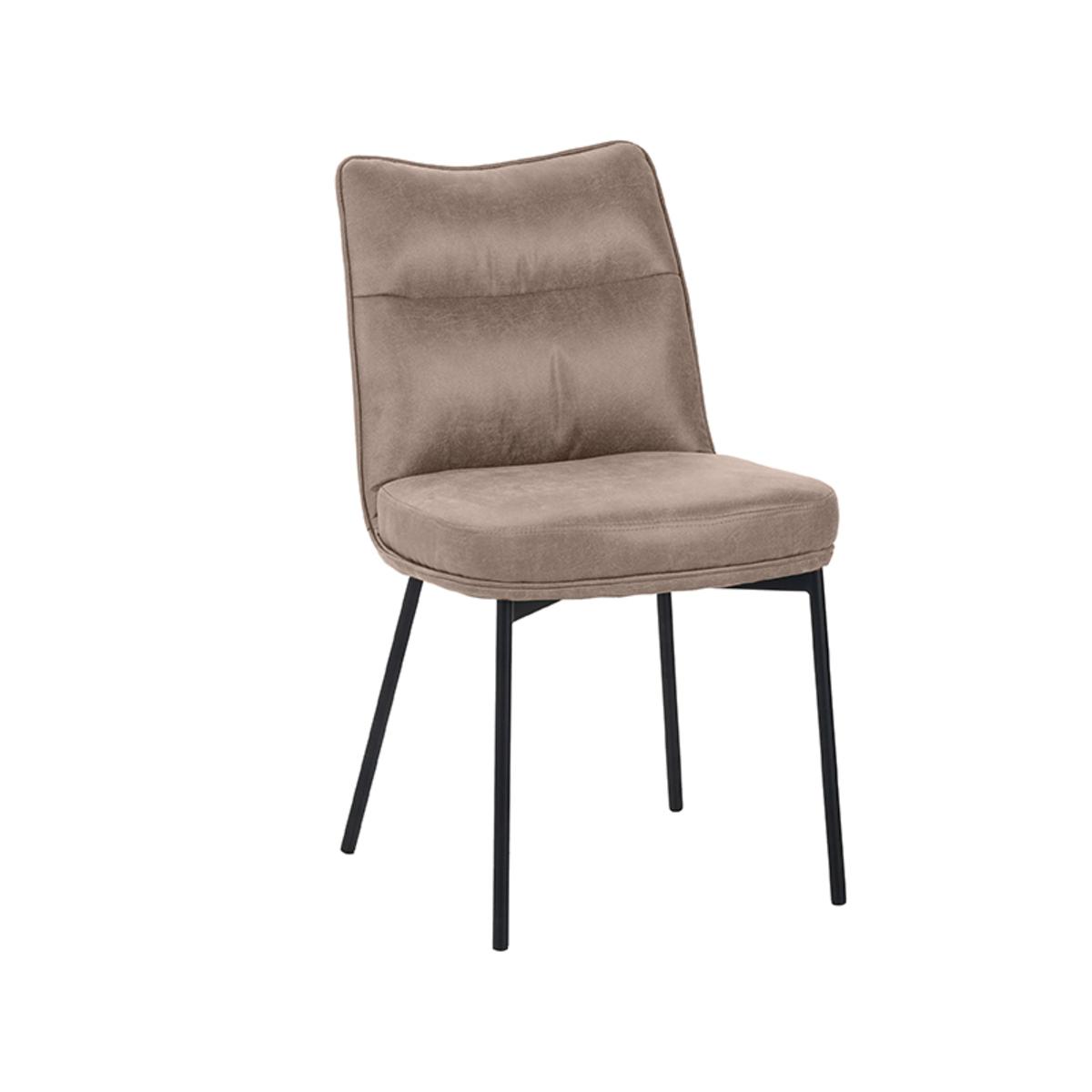 Eetkamerstoel Lennon - Taupe - Micro Suede afbeelding 1  Eetkamerstoel Lennon - Taupe - Micro Suede afbeelding 1