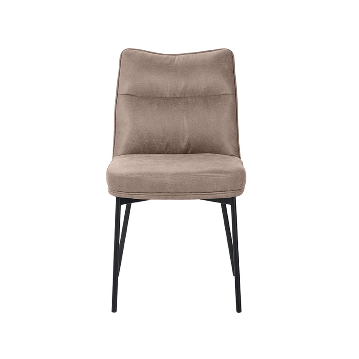 Eetkamerstoel Lennon - Taupe - Micro Suede afbeelding 2  Eetkamerstoel Lennon - Taupe - Micro Suede afbeelding 2