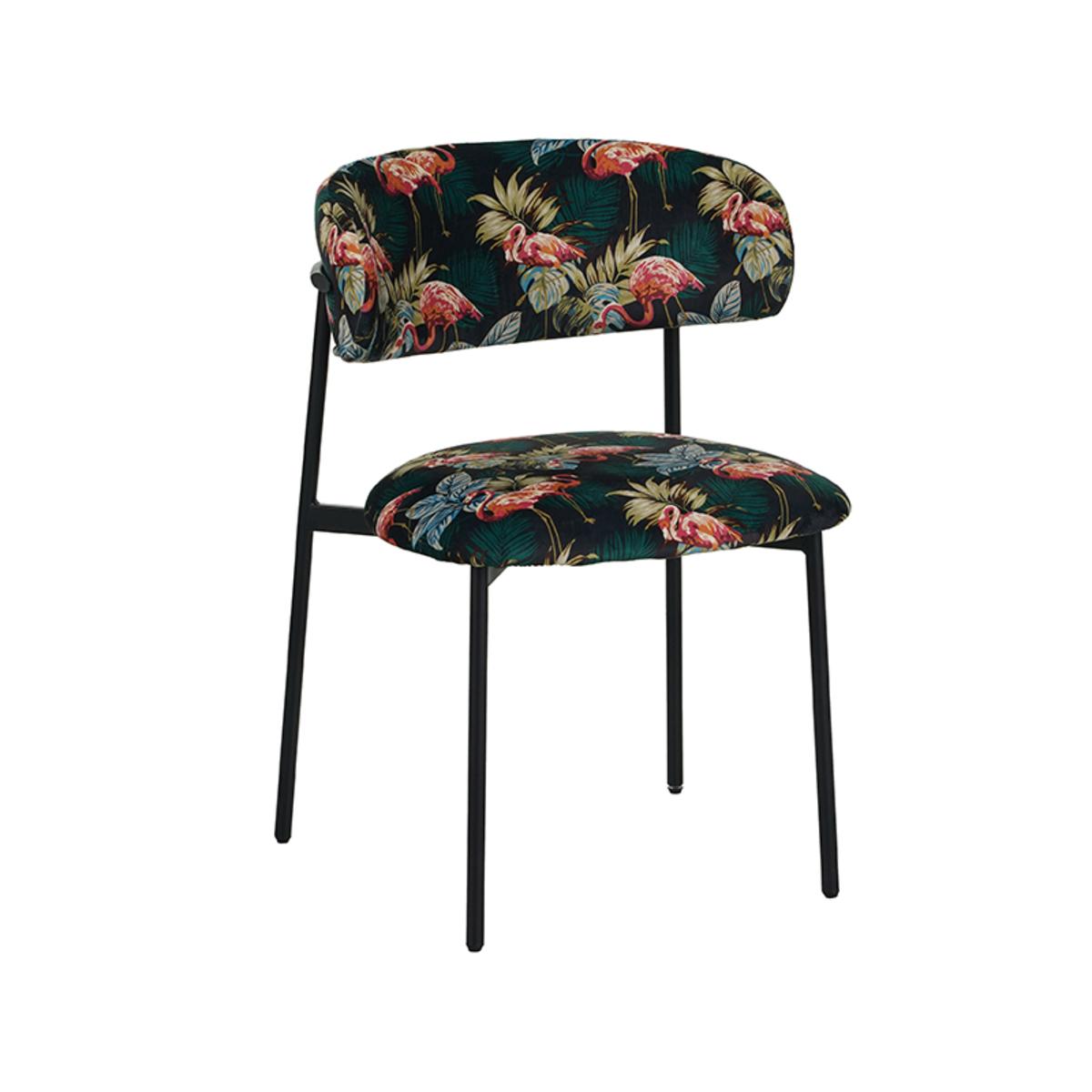 Eetkamerstoel Ferry - Multicolor - Fluweel afbeelding 1  Eetkamerstoel Ferry - Multicolor - Fluweel afbeelding 1