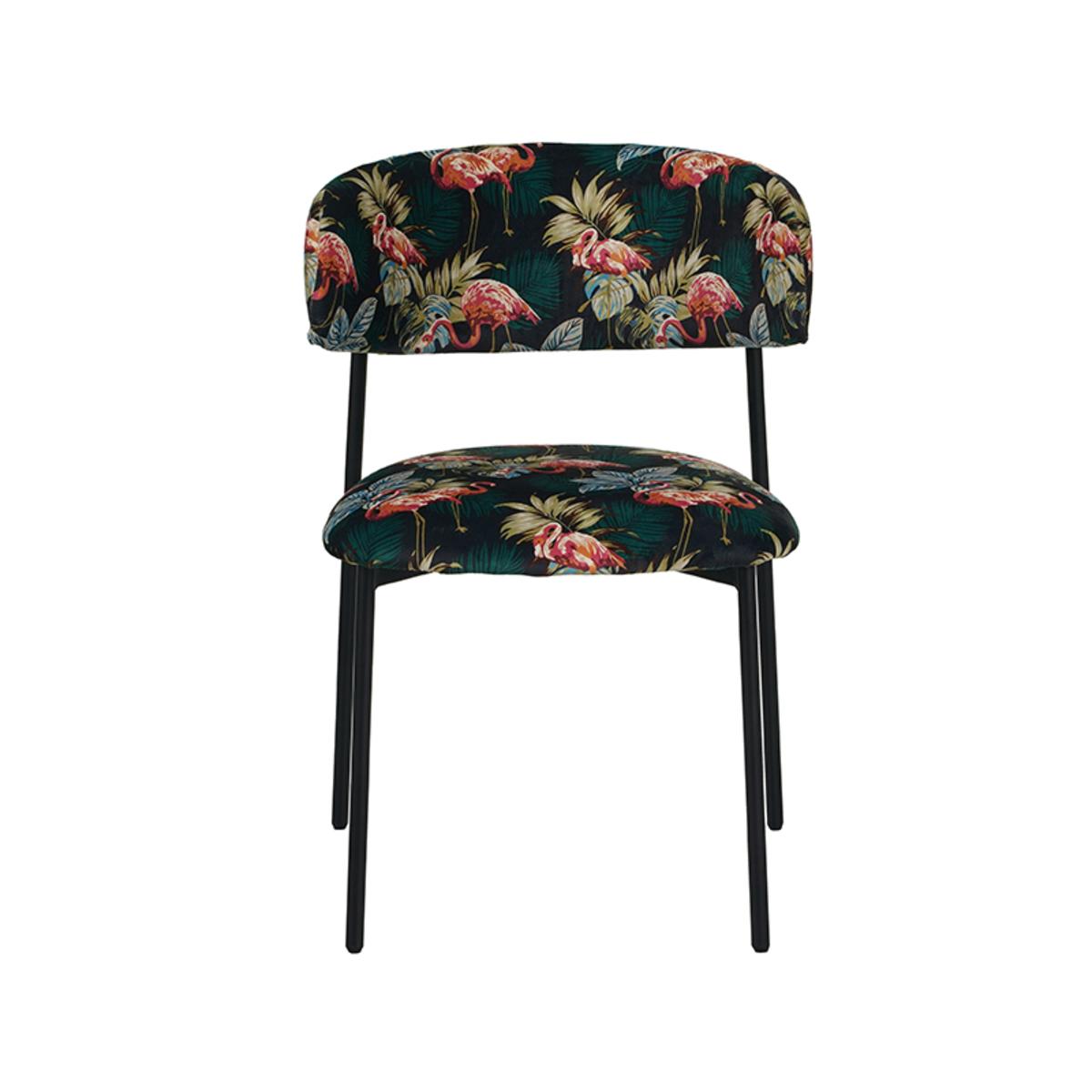 Eetkamerstoel Ferry - Multicolor - Fluweel afbeelding 2  Eetkamerstoel Ferry - Multicolor - Fluweel afbeelding 2