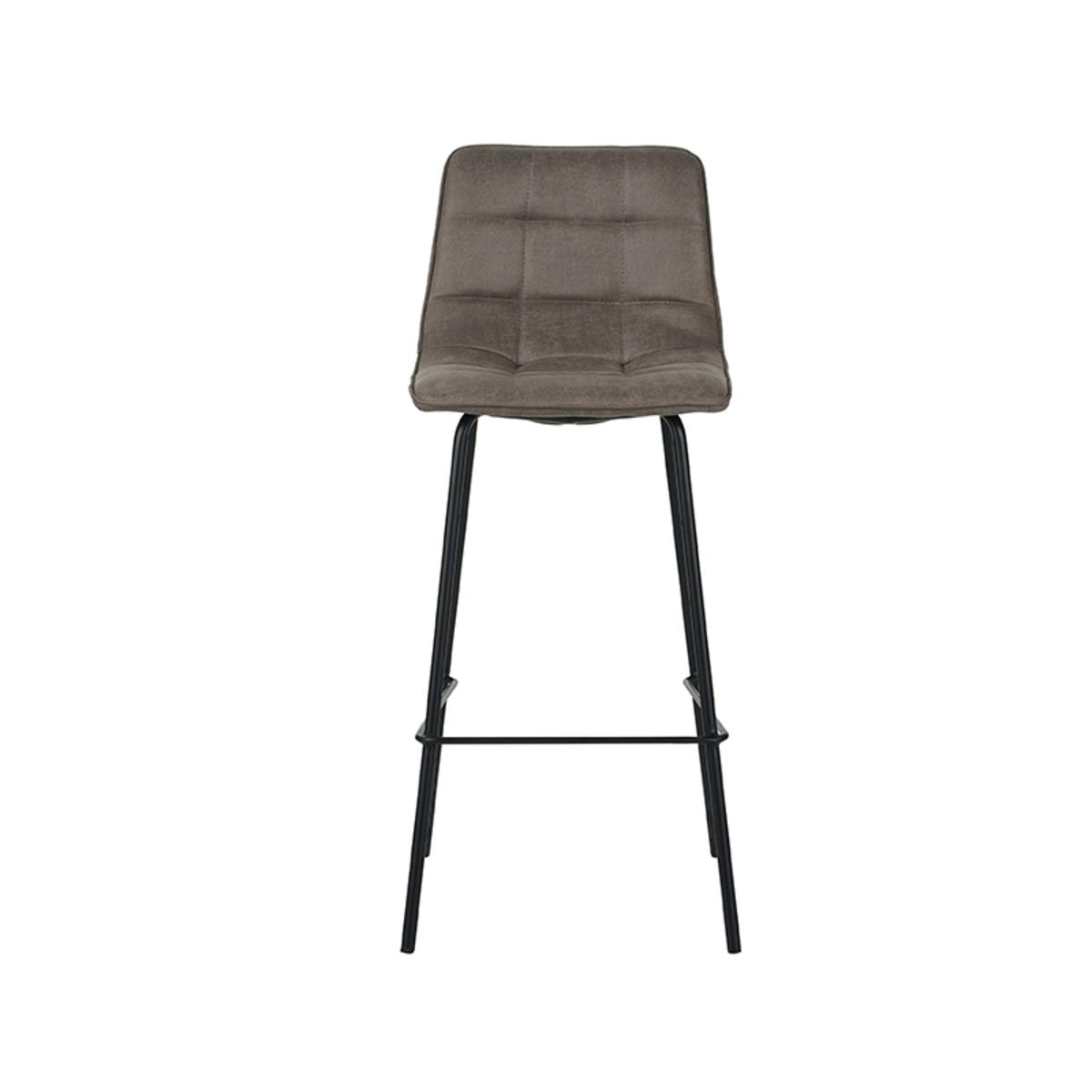  Barkruk Bistro - Taupe - Micro Suede afbeelding 2