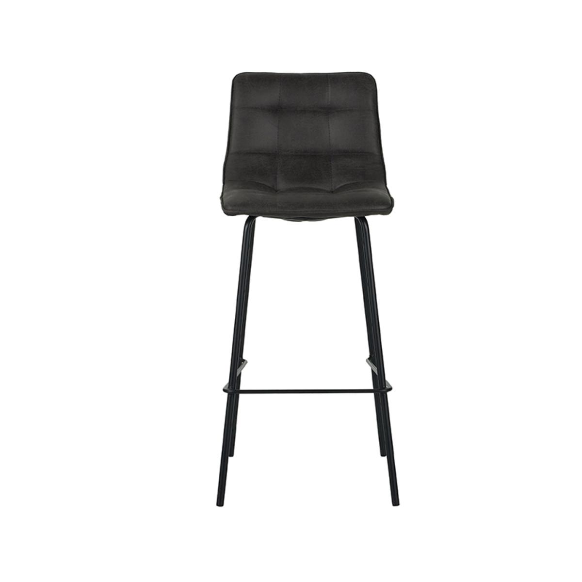  Barkruk Bistro - Antraciet - Micro Suede afbeelding 2