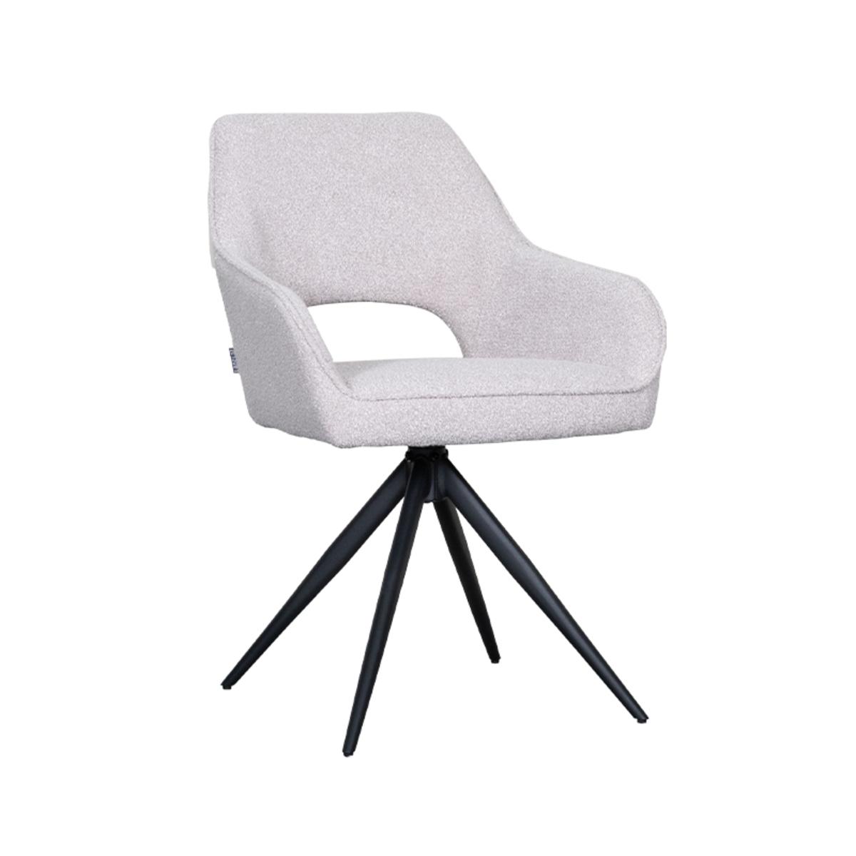 Eetkamerstoel Finley - Naturel - Boucle afbeelding 1  Eetkamerstoel Finley - Naturel - Boucle afbeelding 1