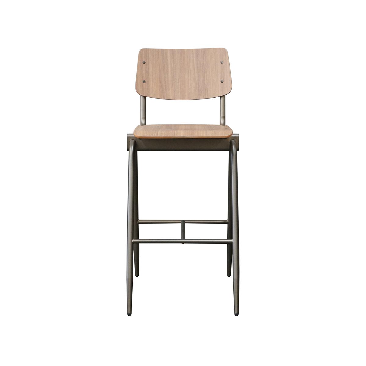  Barkruk Solid - Bruin - Hout - Zithoogte 75 afbeelding 2