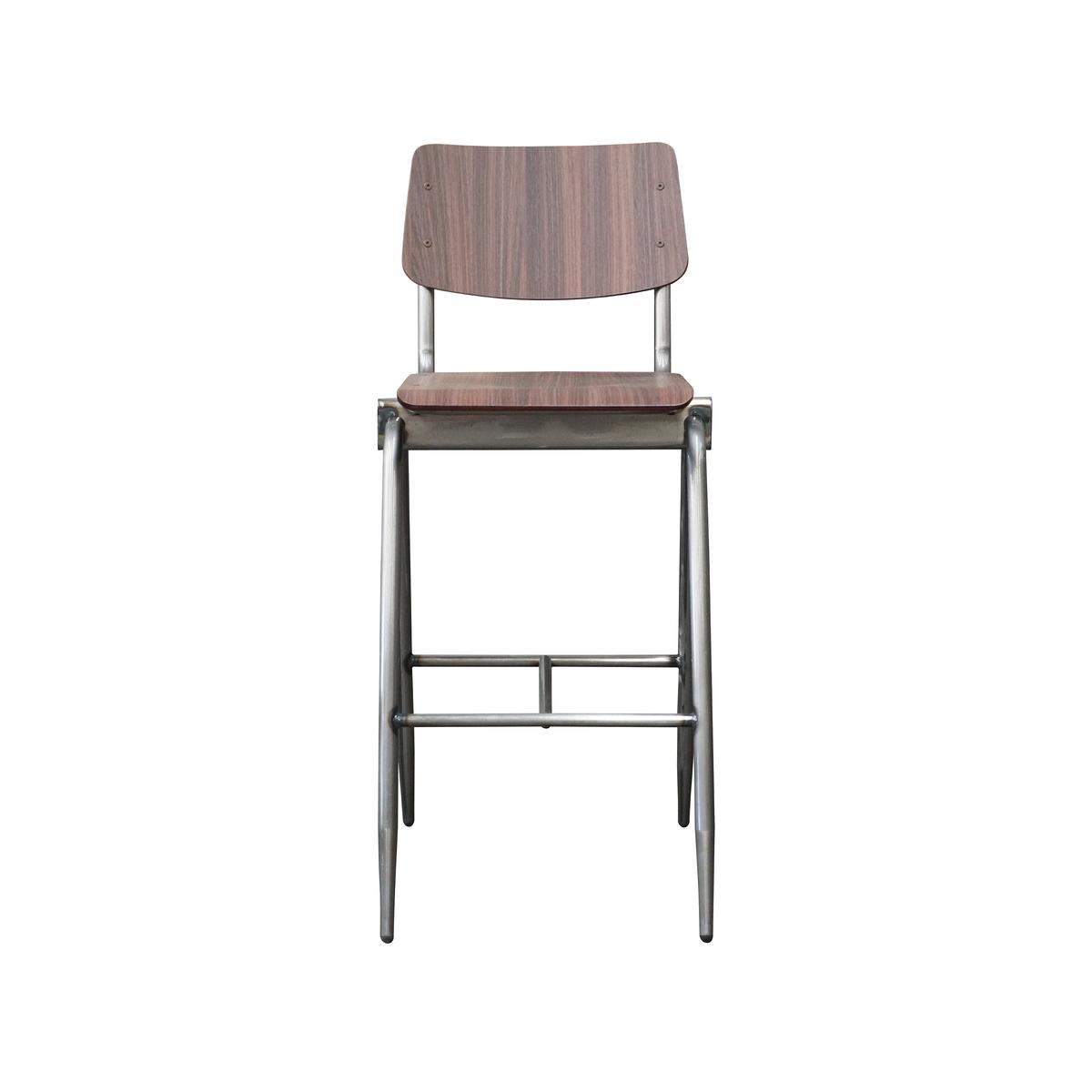  Barkruk Solid - Donkerbruin - Hout - Zithoogte 75 afbeelding 2