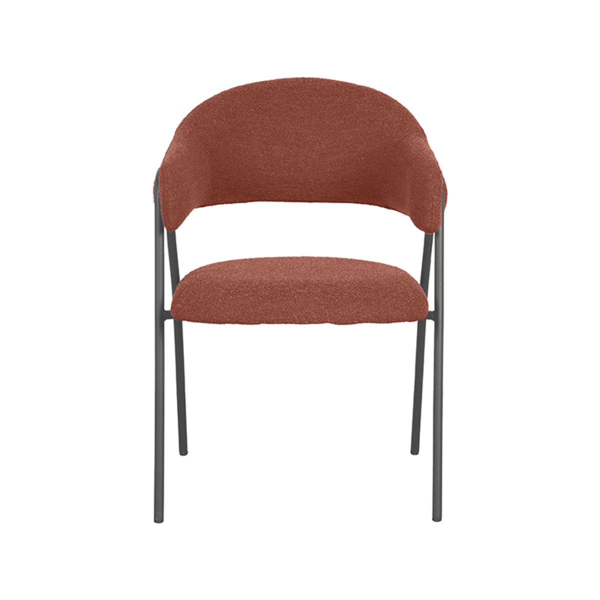 Eetkamerstoel Lowen - Terra - Boucle afbeelding 2  Eetkamerstoel Lowen - Terra - Boucle afbeelding 2