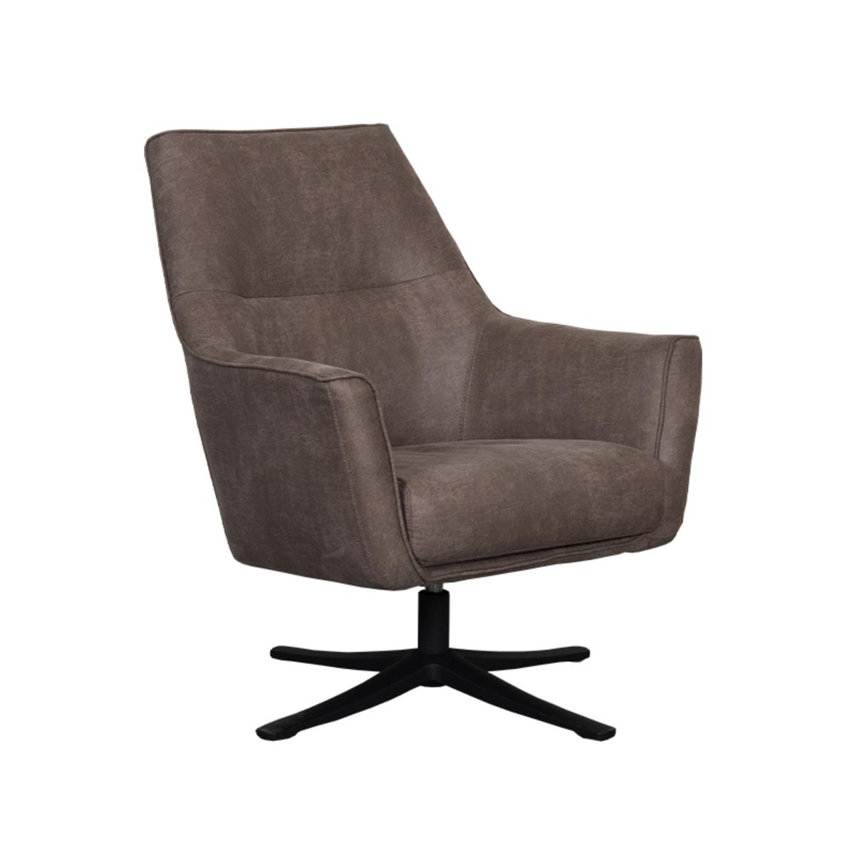  Fauteuil Tod - Taupe - Micro Suede afbeelding 2